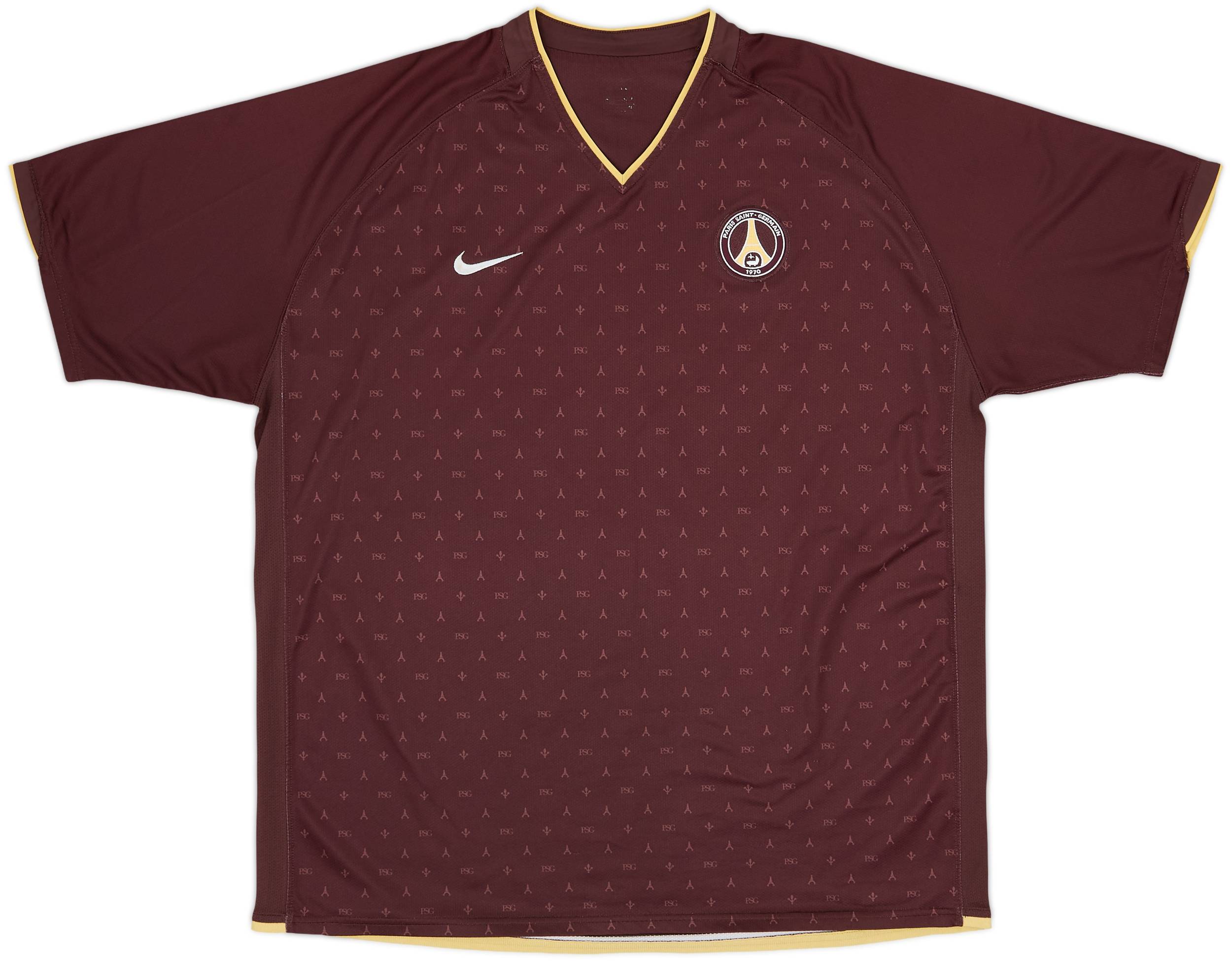 ウェア 06's Nike PSG Vuitton Monogram Gameshirt 2006-07 Paris Saint-Germain Away Shirt - 8/10 - (XL)