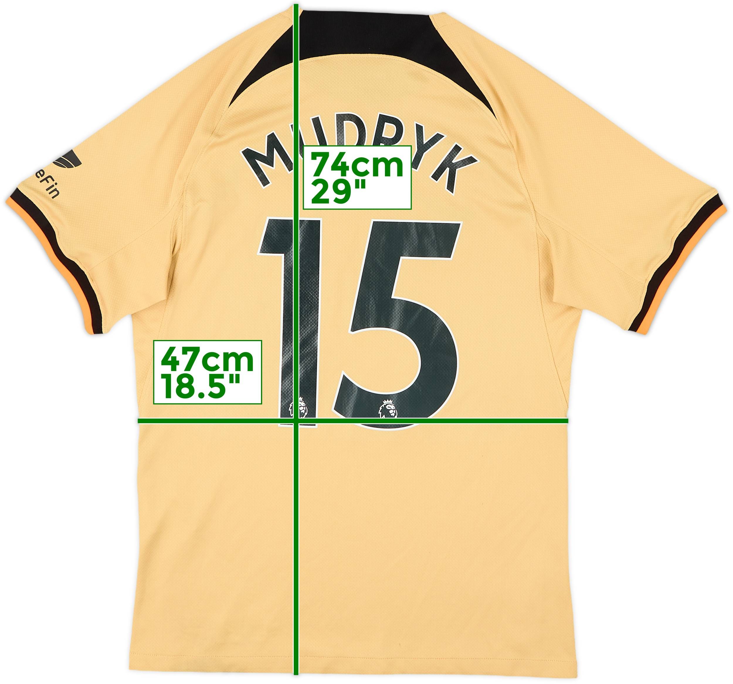 2022-23 Chelsea Third Shirt Mudryk #15 - 9/10 - (S)