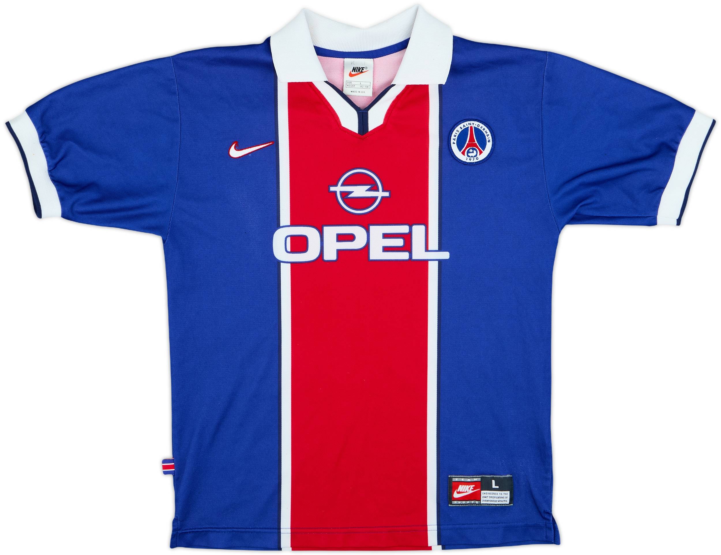 1997-98 Paris Saint-Germain Home Shirt - 8/10 - (L.Boys)