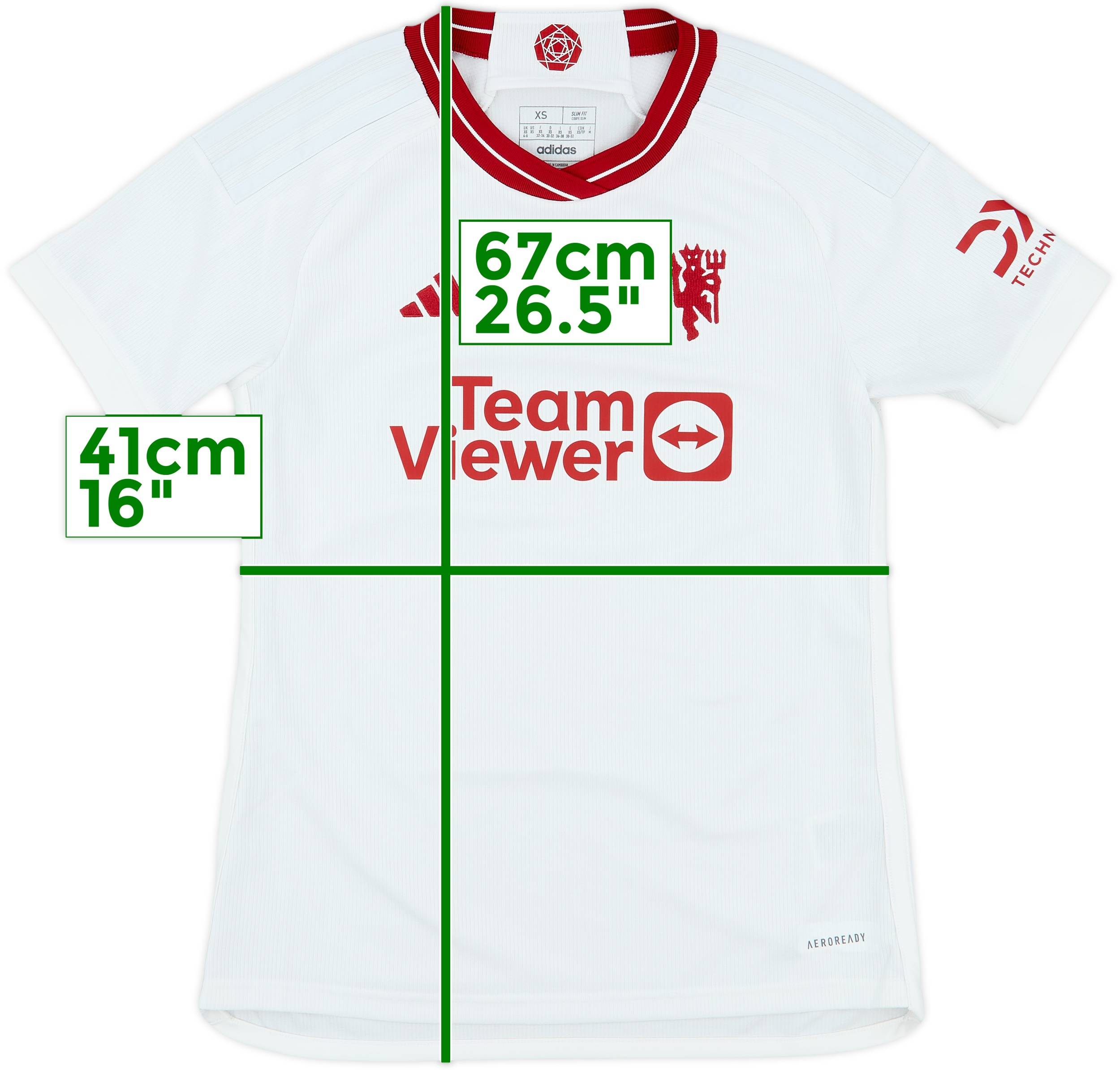 2023-24 Manchester United Third Shirt - 10/10 - (XS)