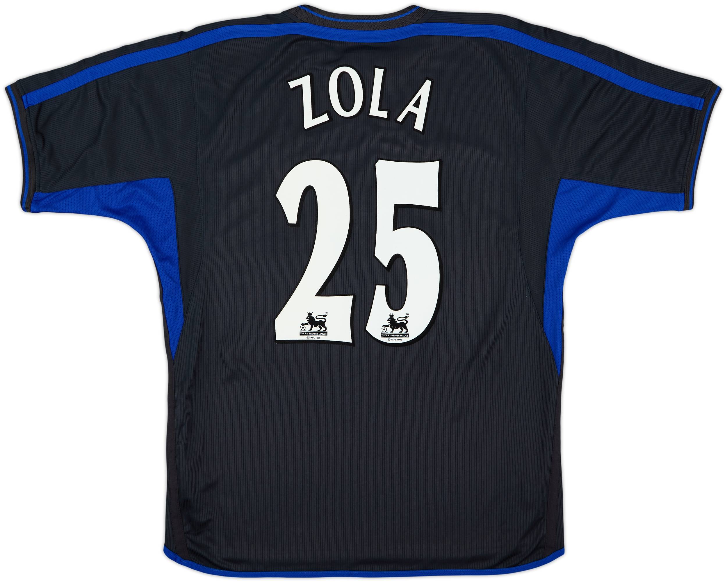 2002-04 Chelsea Away Shirt Zola #25 - 10/10 - (L)