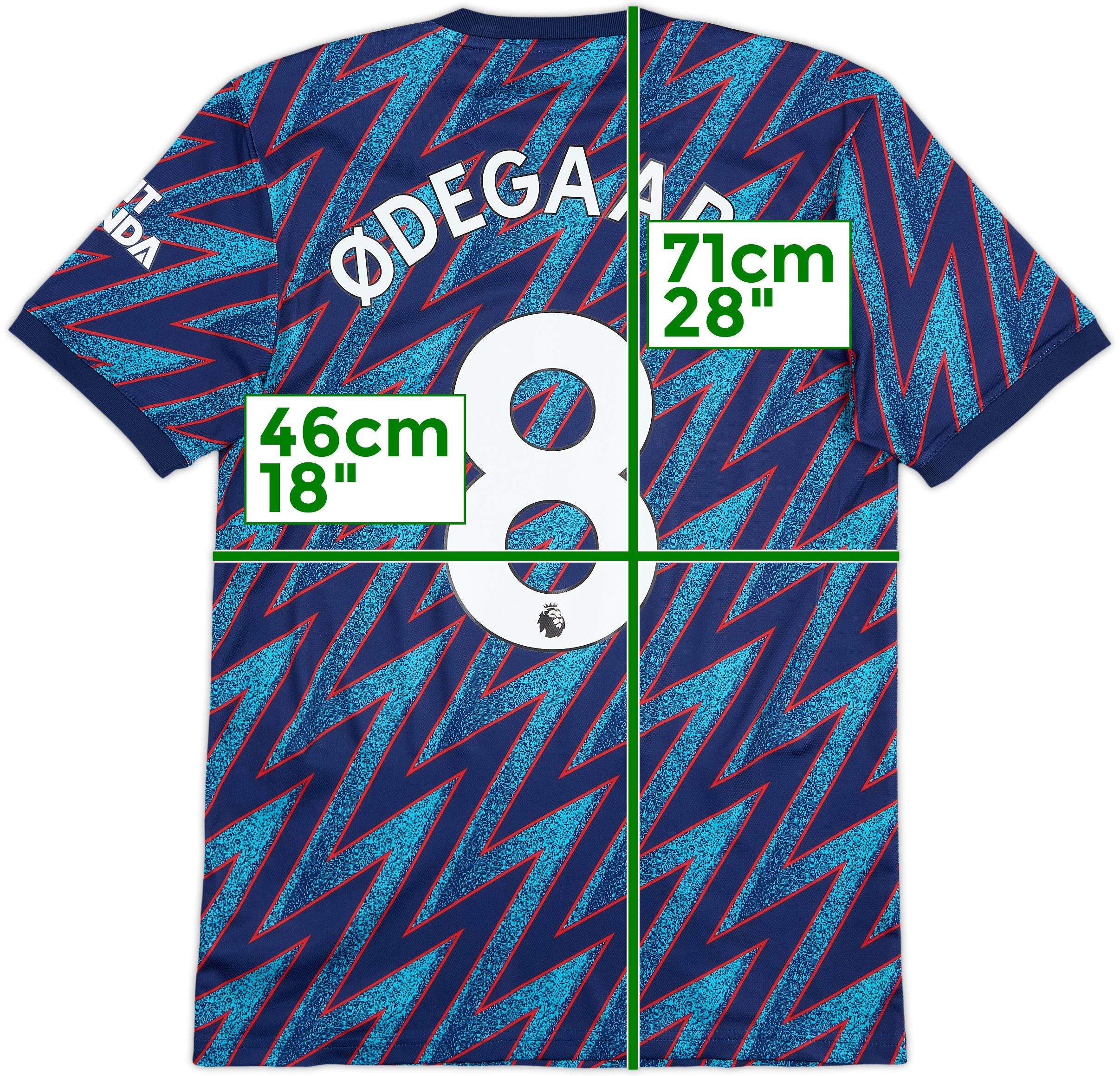 2021-22 Arsenal Third Shirt Odegaard #8 - 10/10 - (S)