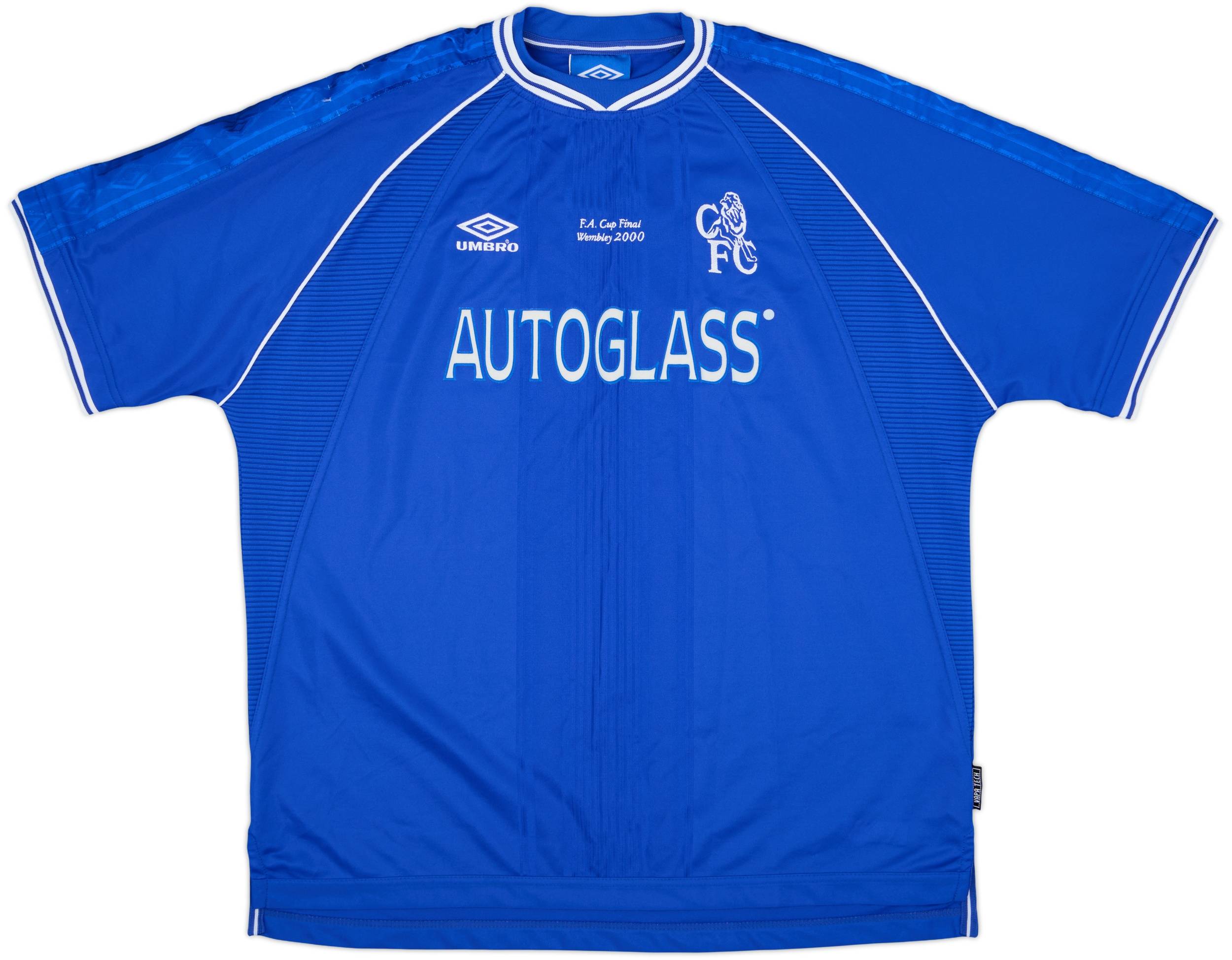 1999-01 Chelsea 'FA Cup Final' Home Shirt Zola #25 - 8/10 - (XXL)