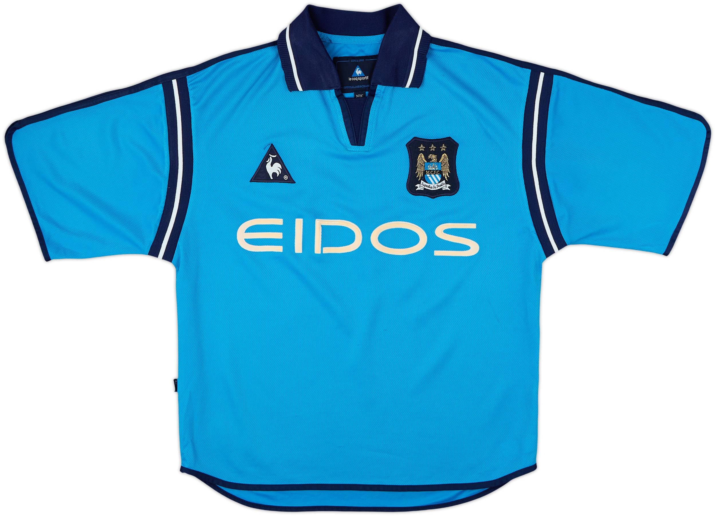 01-02 Manchester City ユニフォーム 2001-02 Manchester City Home Shirt - 8/10 - (S)