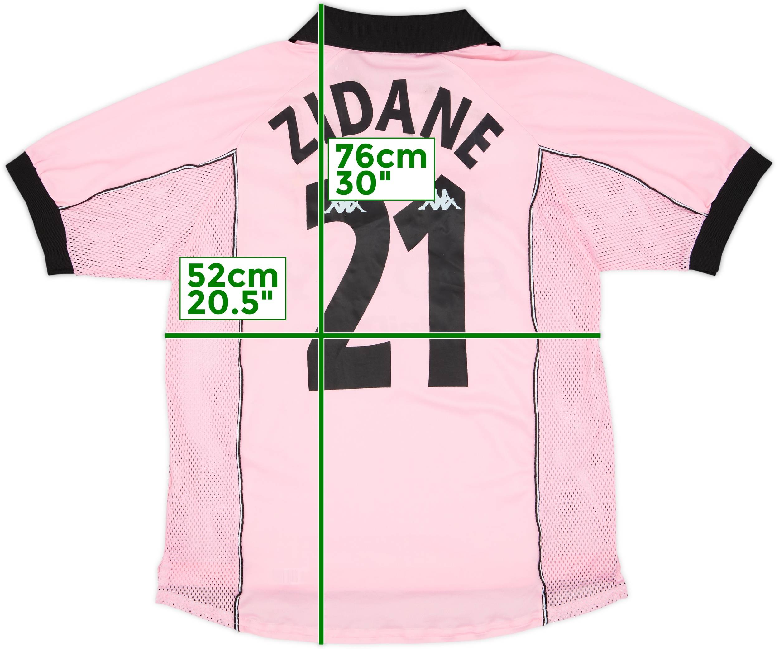 1997-98 Juventus Centenary Away Shirt Zidane #21 - 5/10 - (S)