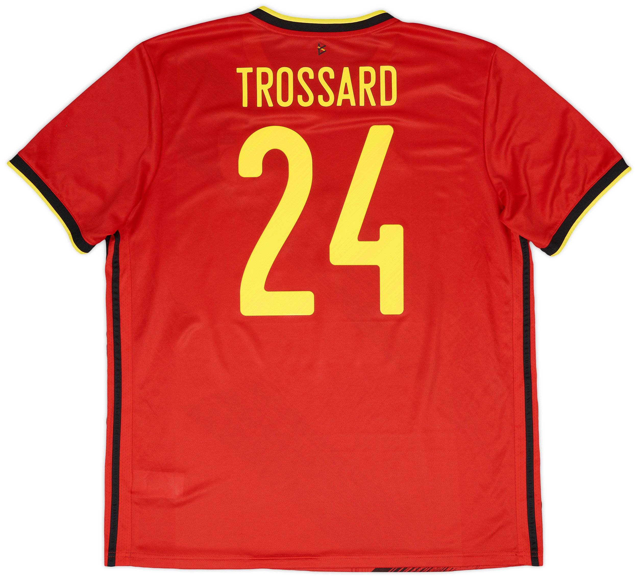 2019-20 Belgium Home Shirt Trossard #24 - 9/10 - (XL)