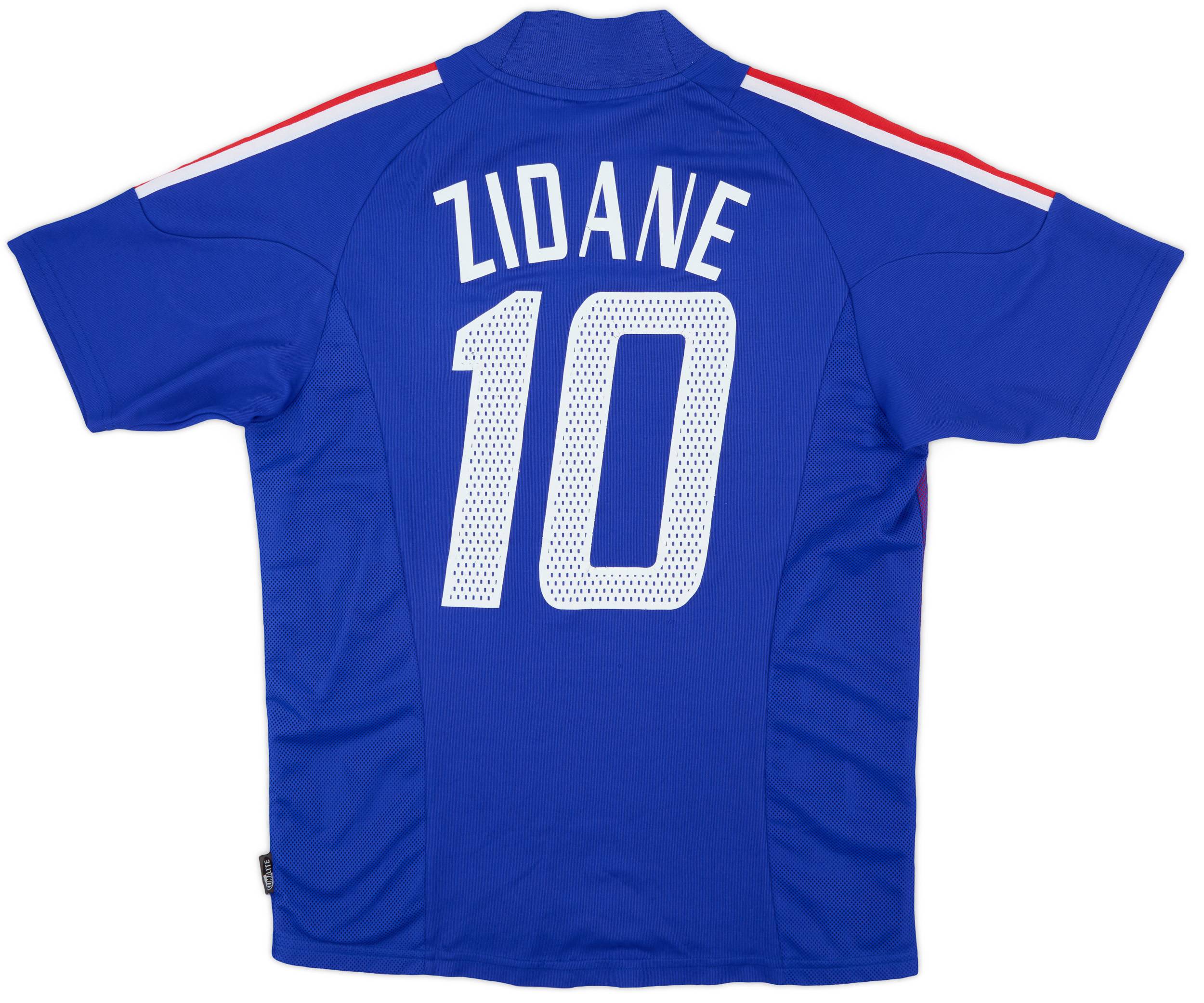 2002-04 France Home Shirt Zidane #10 - 7/10 - (S)