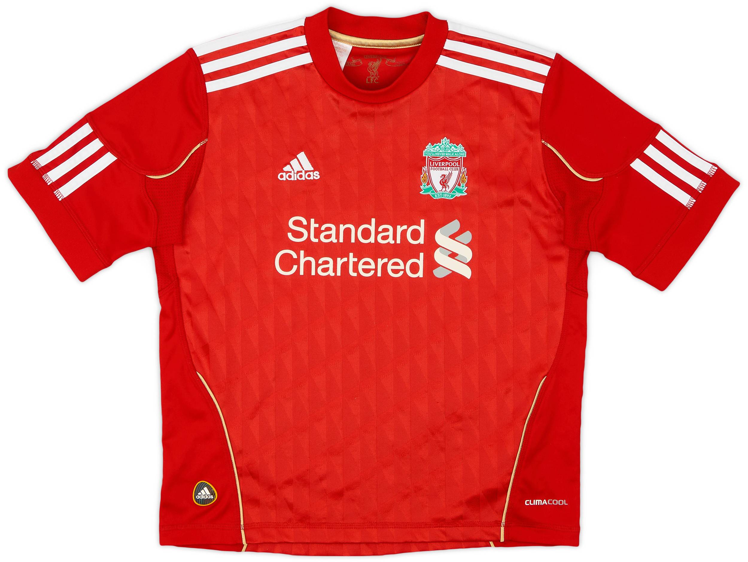 2010-12 Liverpool Home Shirt - 9/10 - (S.Boys)