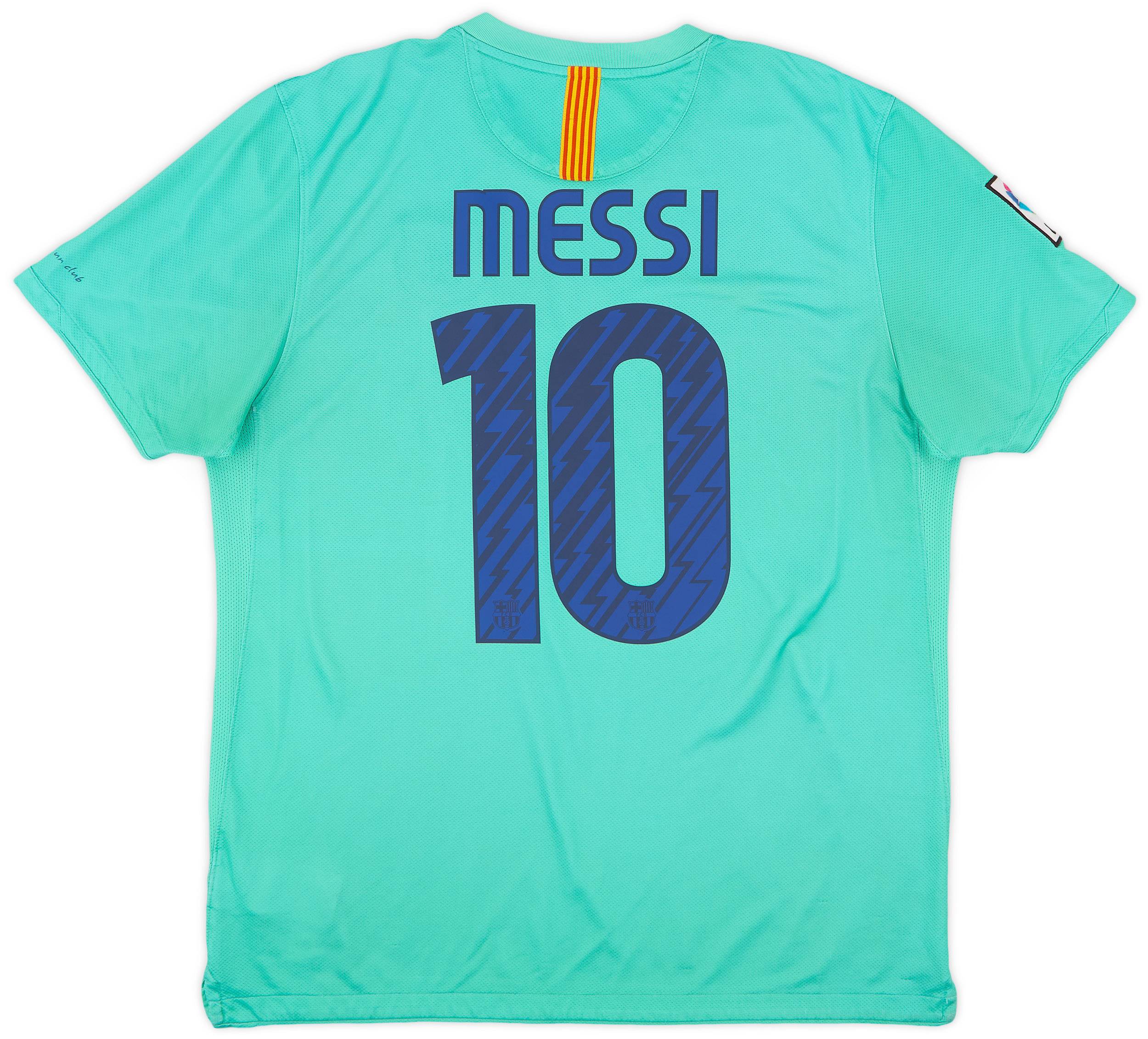2010-11 Barcelona Away Shirt Messi #10 - 7/10 - (M)