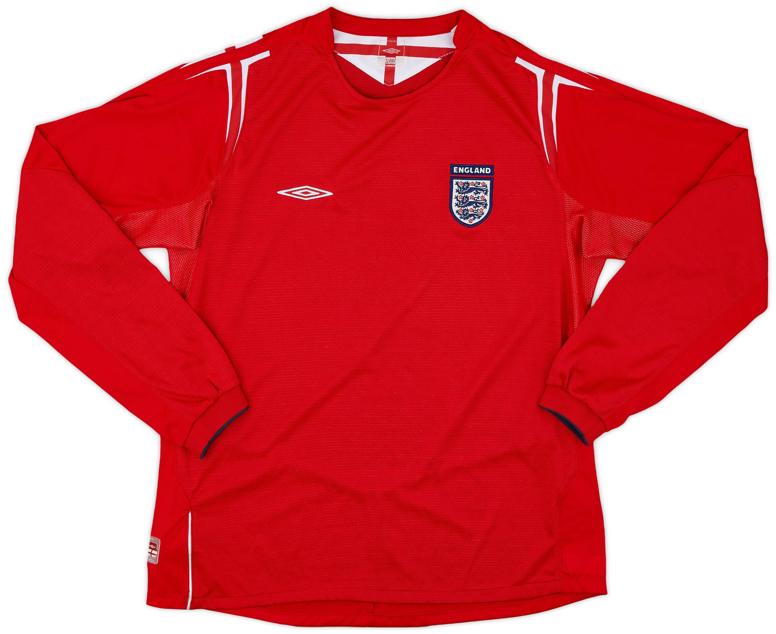 2004-06 England Away L/S Shirt - 8/10 - (Women's M)
