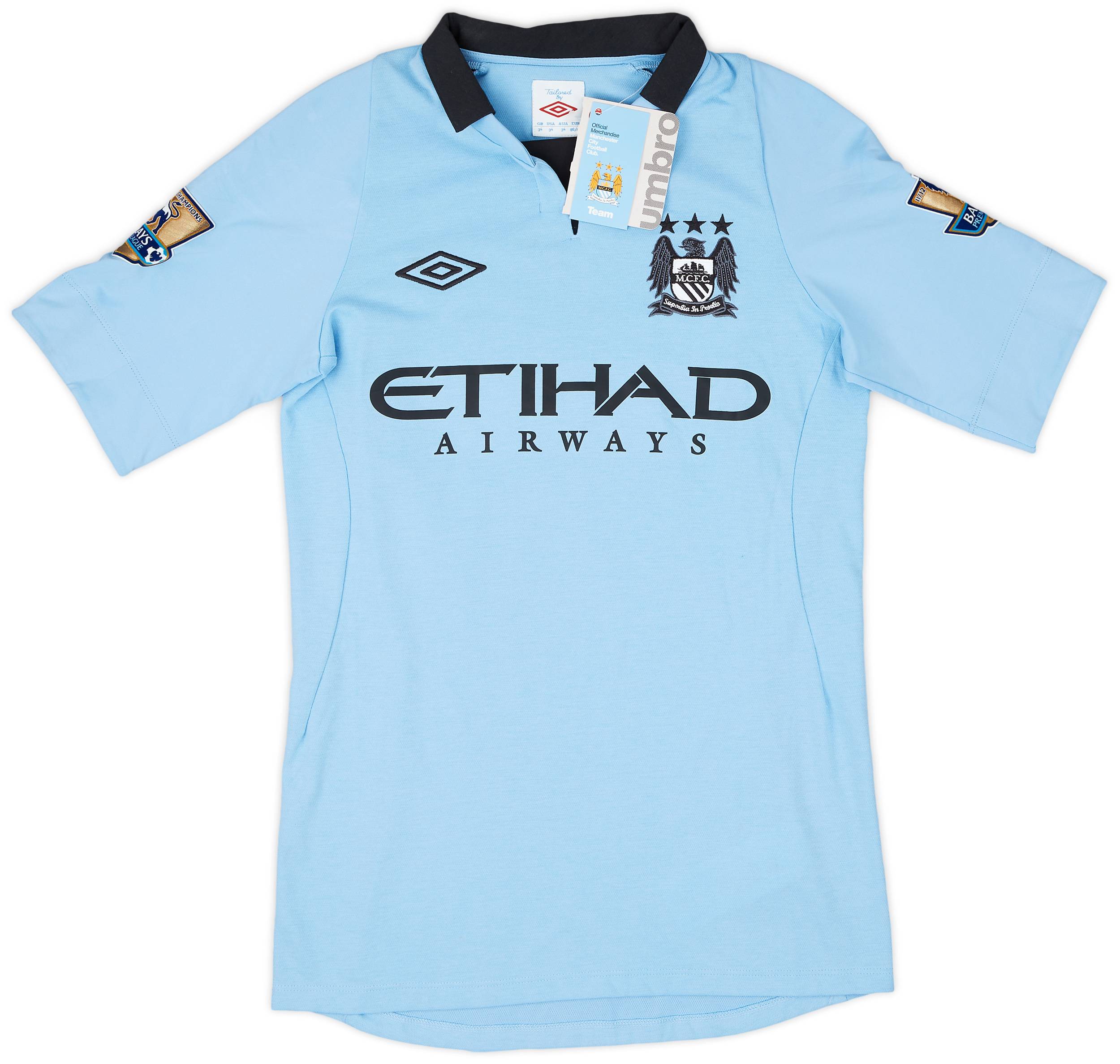 2012-13 Manchester City Home Shirt Nasri #8 (XS)