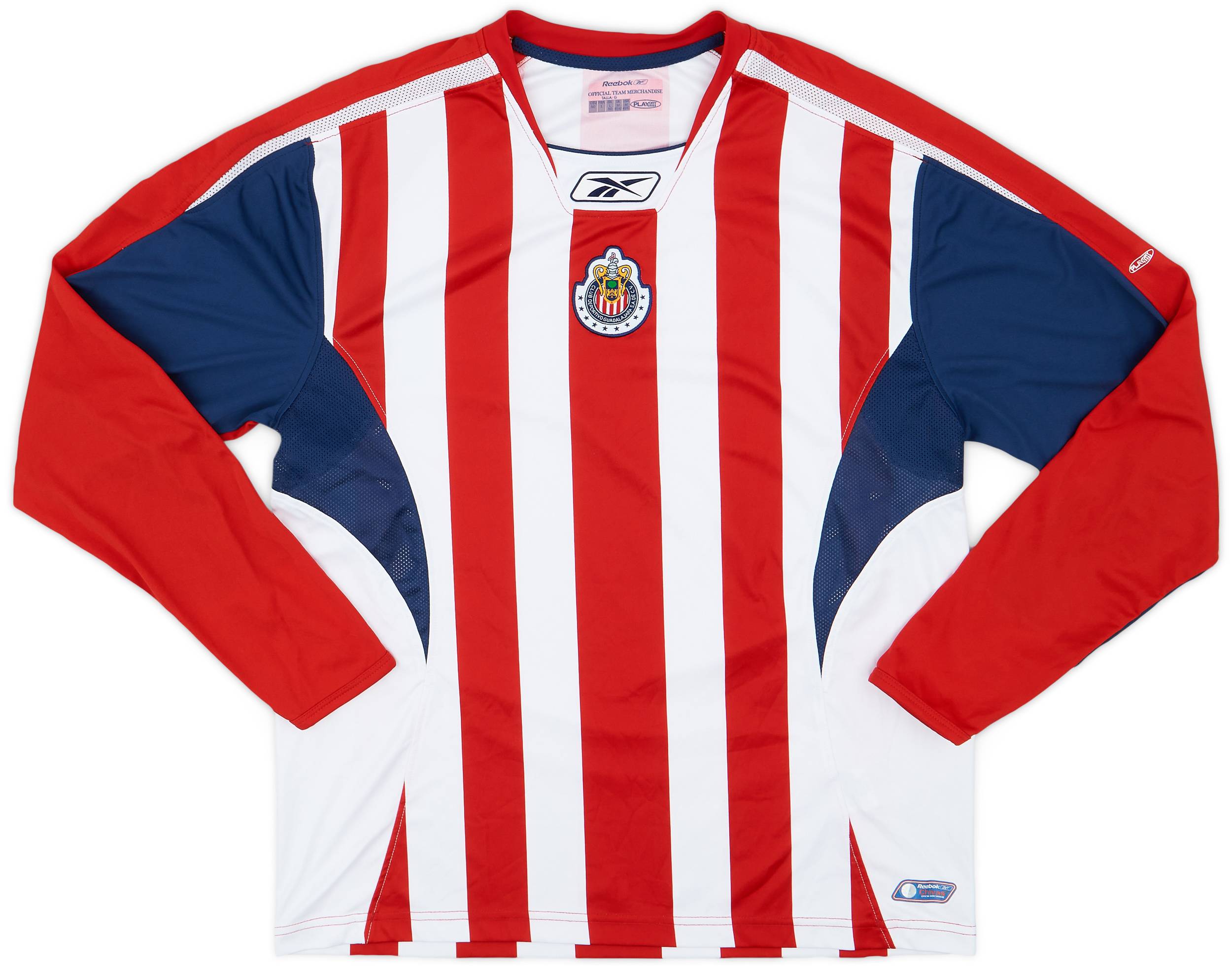 2005-06 Chivas Guadalajara Home L/S Shirt - 8/10 - (M)