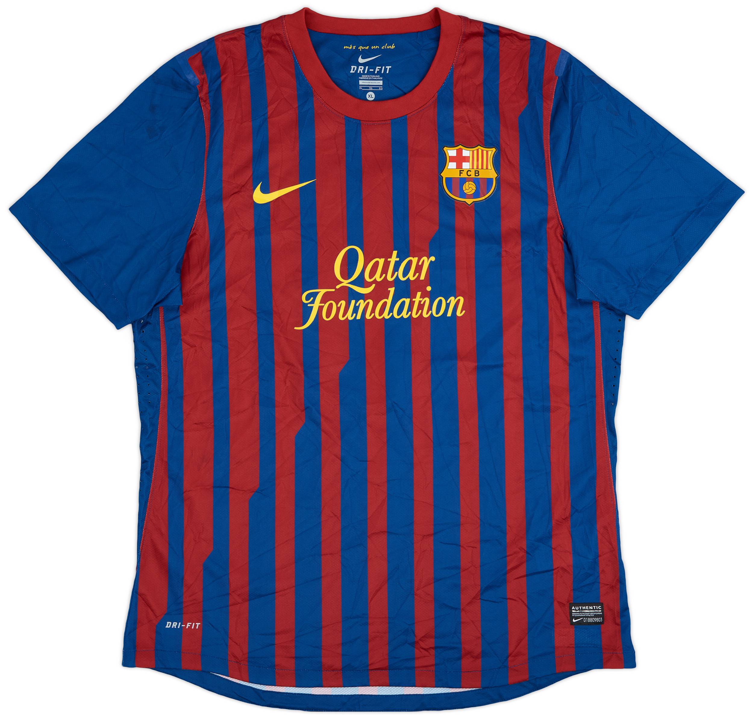 聖*人様 FC Barcelona 11-12 Away XAVI ユニ 2011/12 Barcelona Away Jersey #6 Xavi Hernandez 2XL Nike