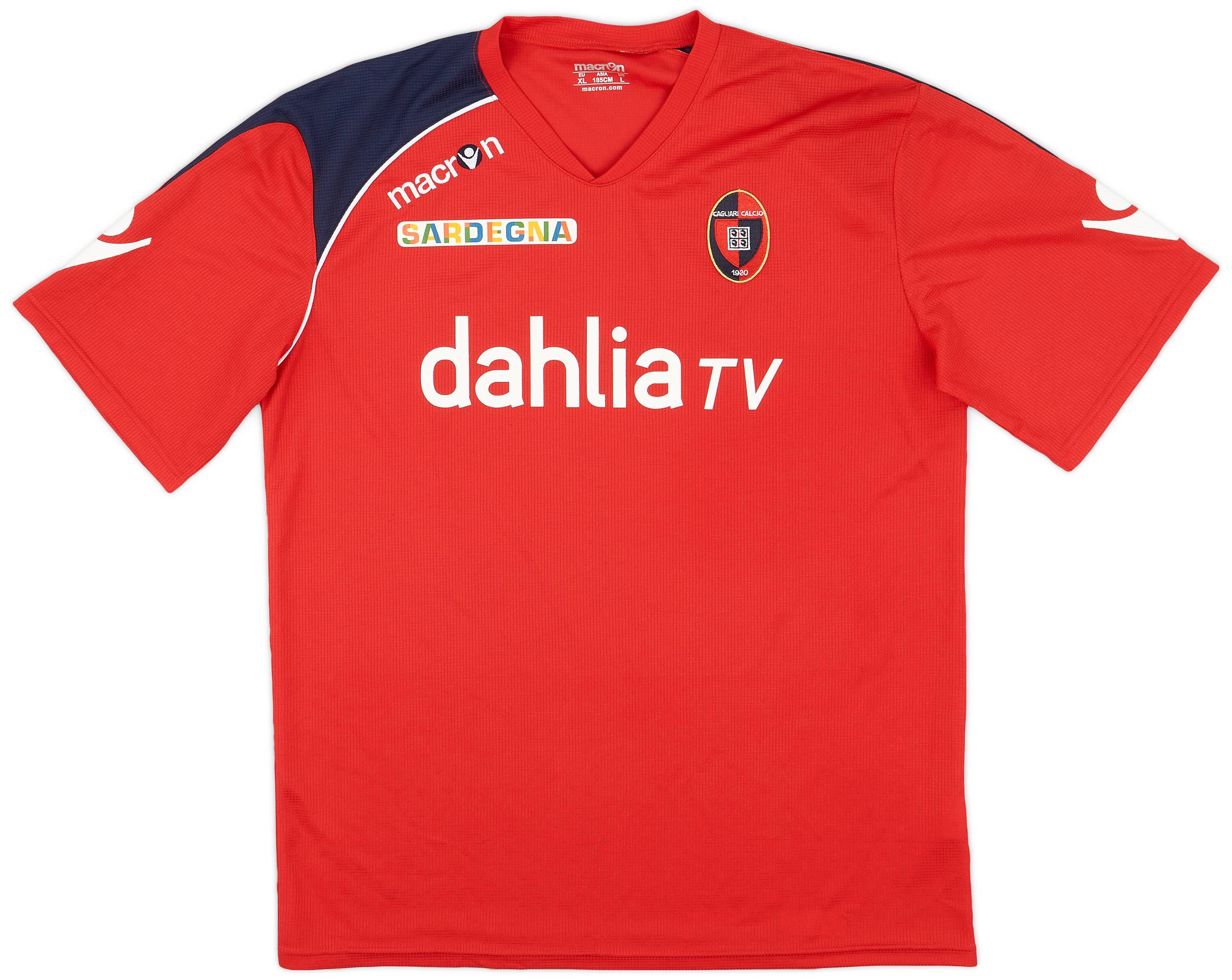 2010-11 Cagliari Macron Training Shirt - 10/10 - (XL)