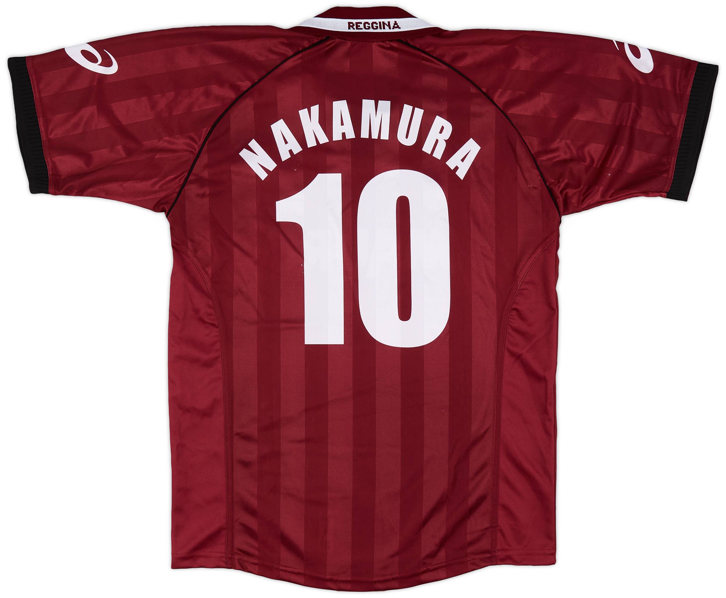 2002-03 Reggina Home Shirt Nakamura #10 - 9/10 - (L) 2002-03 Reggina Home Shirt Nakamura #10 - 9/10 - (L)