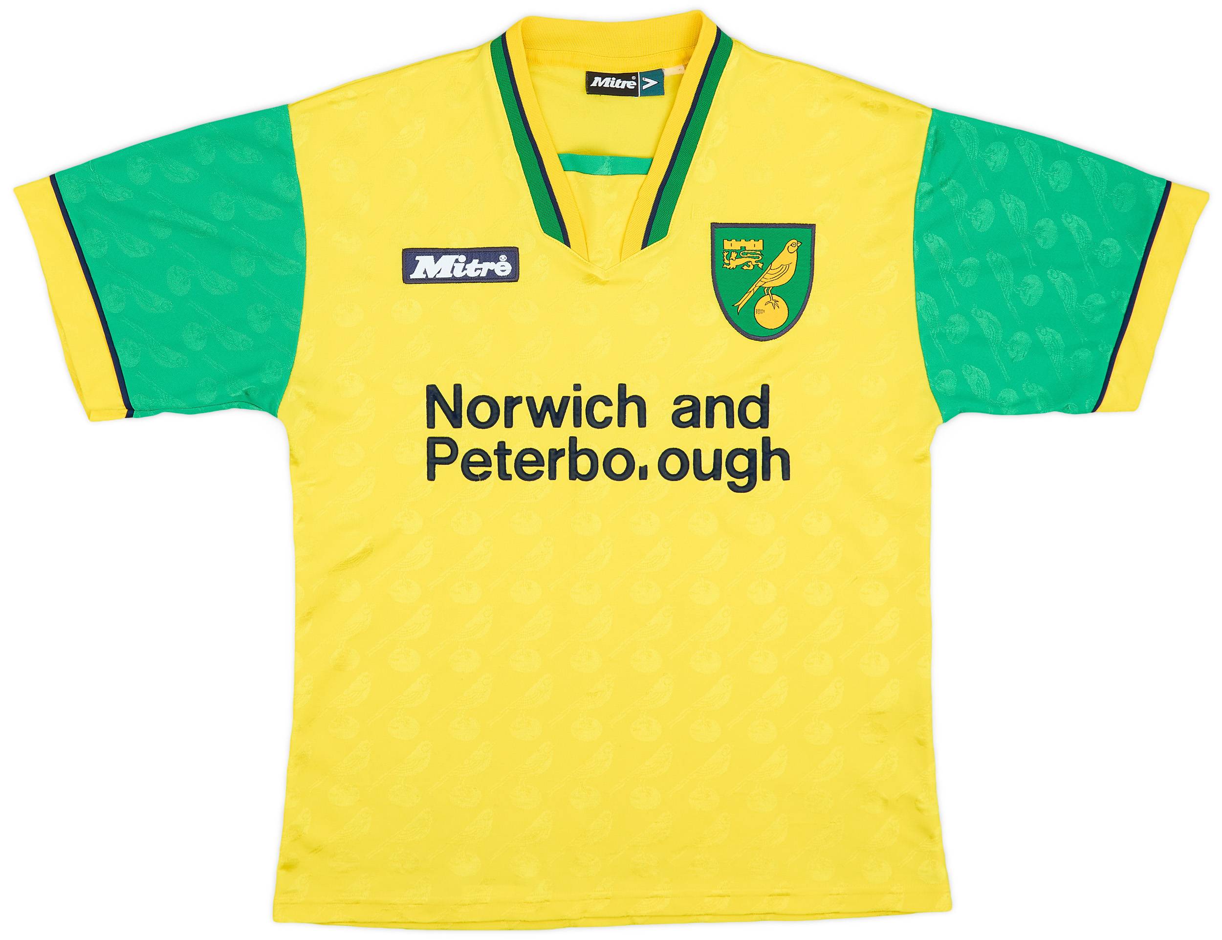 1996-97 Norwich Home Shirt - 8/10 - (S)