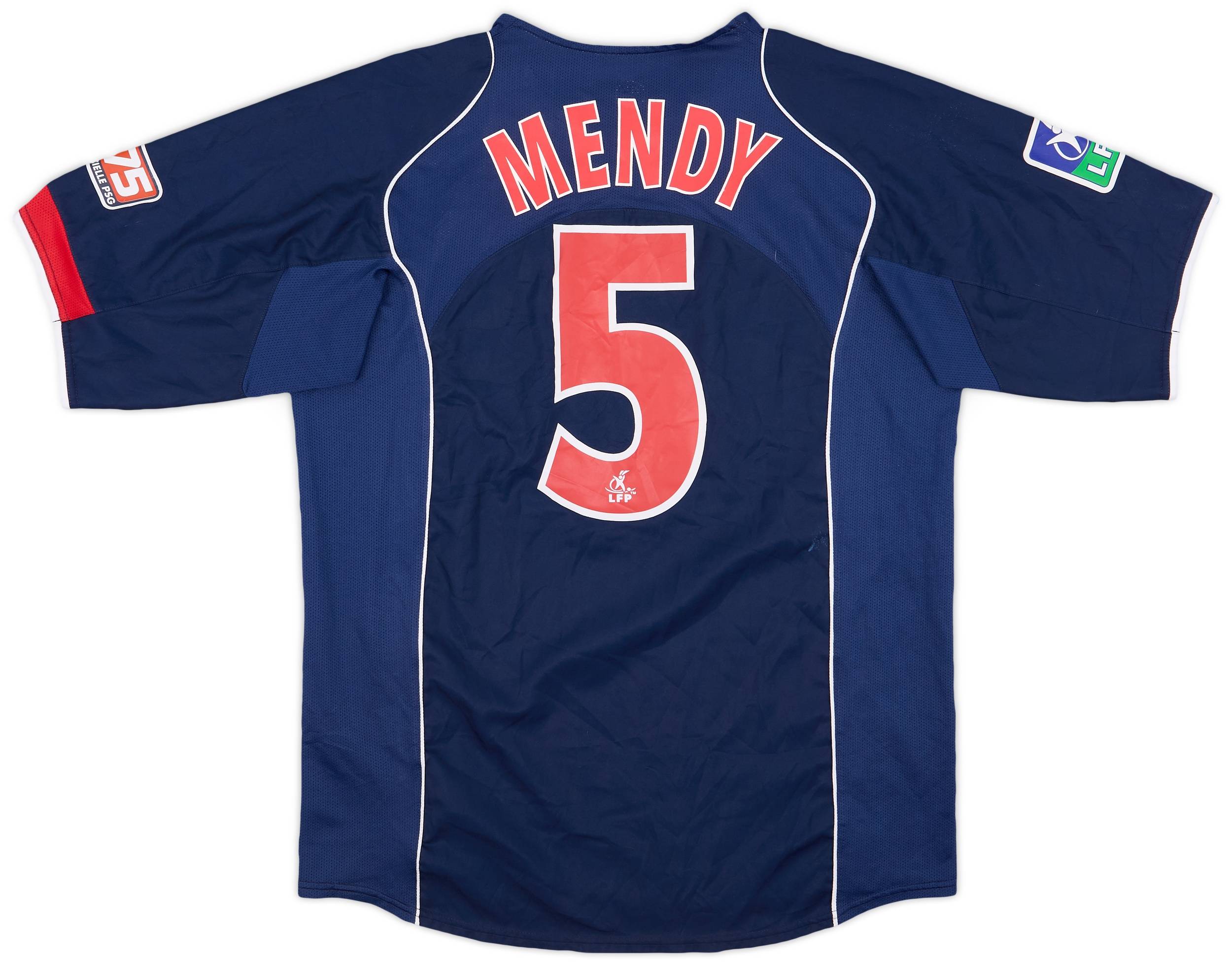 2004-05 Paris Saint-Germain Home Shirt Mendy #5 - 5/10 - (L)