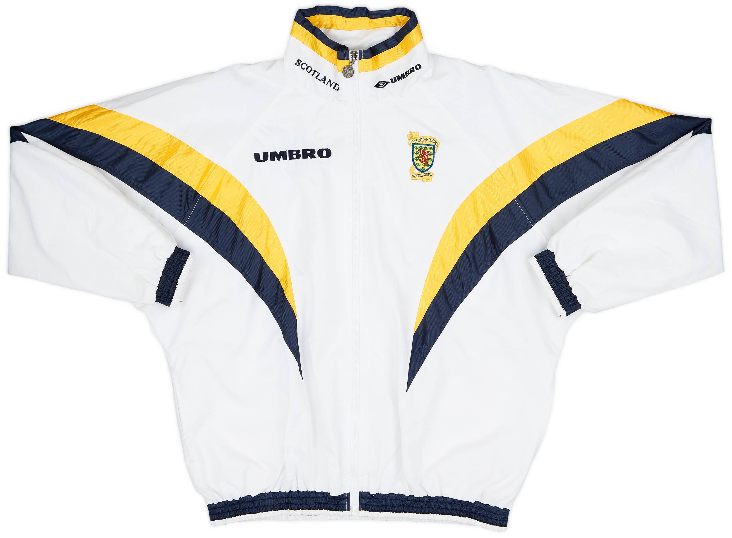 値下げ可 【90s】Umbro Scotland tracktop jacket 1991-93 Scotland Umbro Track Jacket - 6/10 - (L)