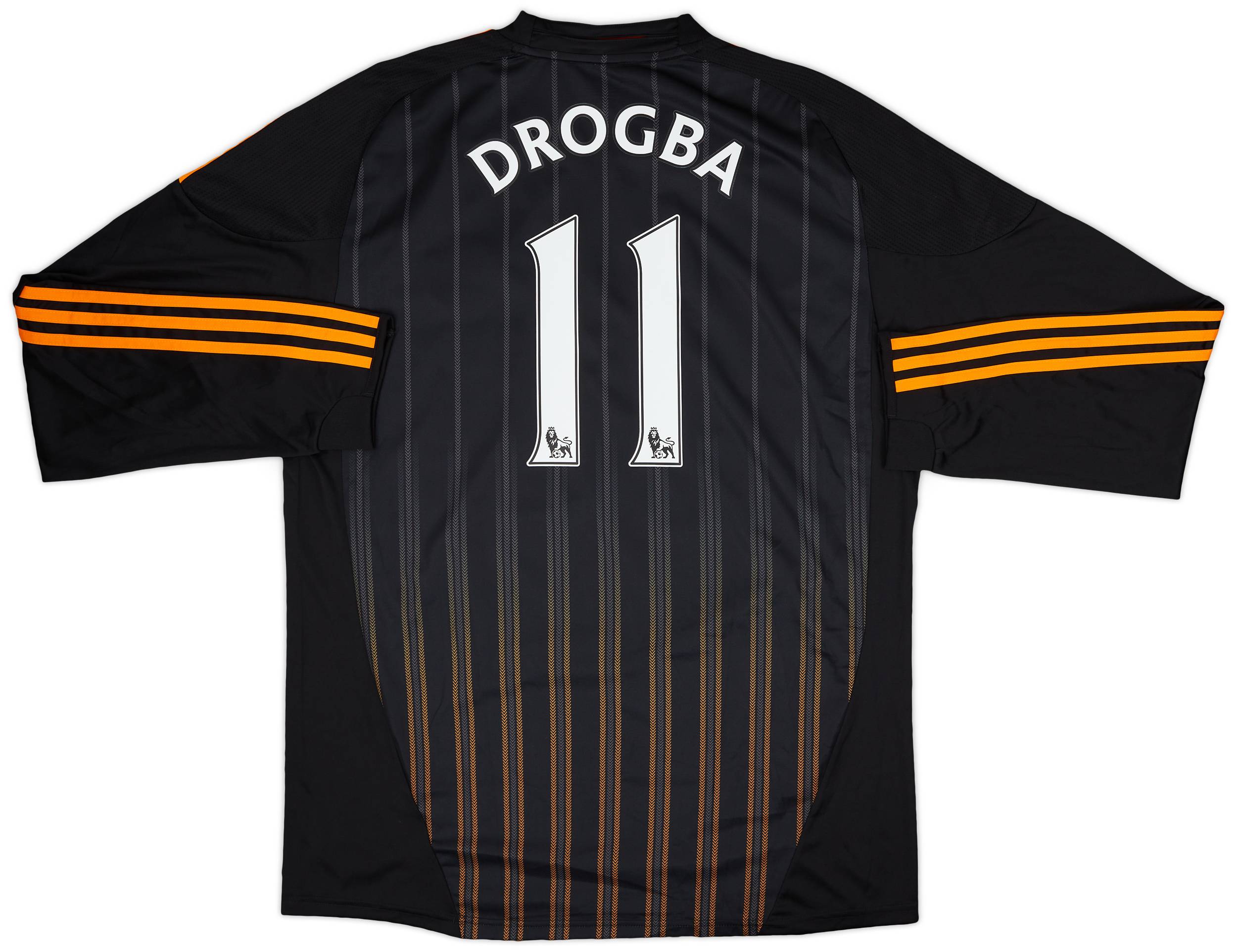 2010-11 Chelsea Away L/S Shirt Drogba #11 (XL)