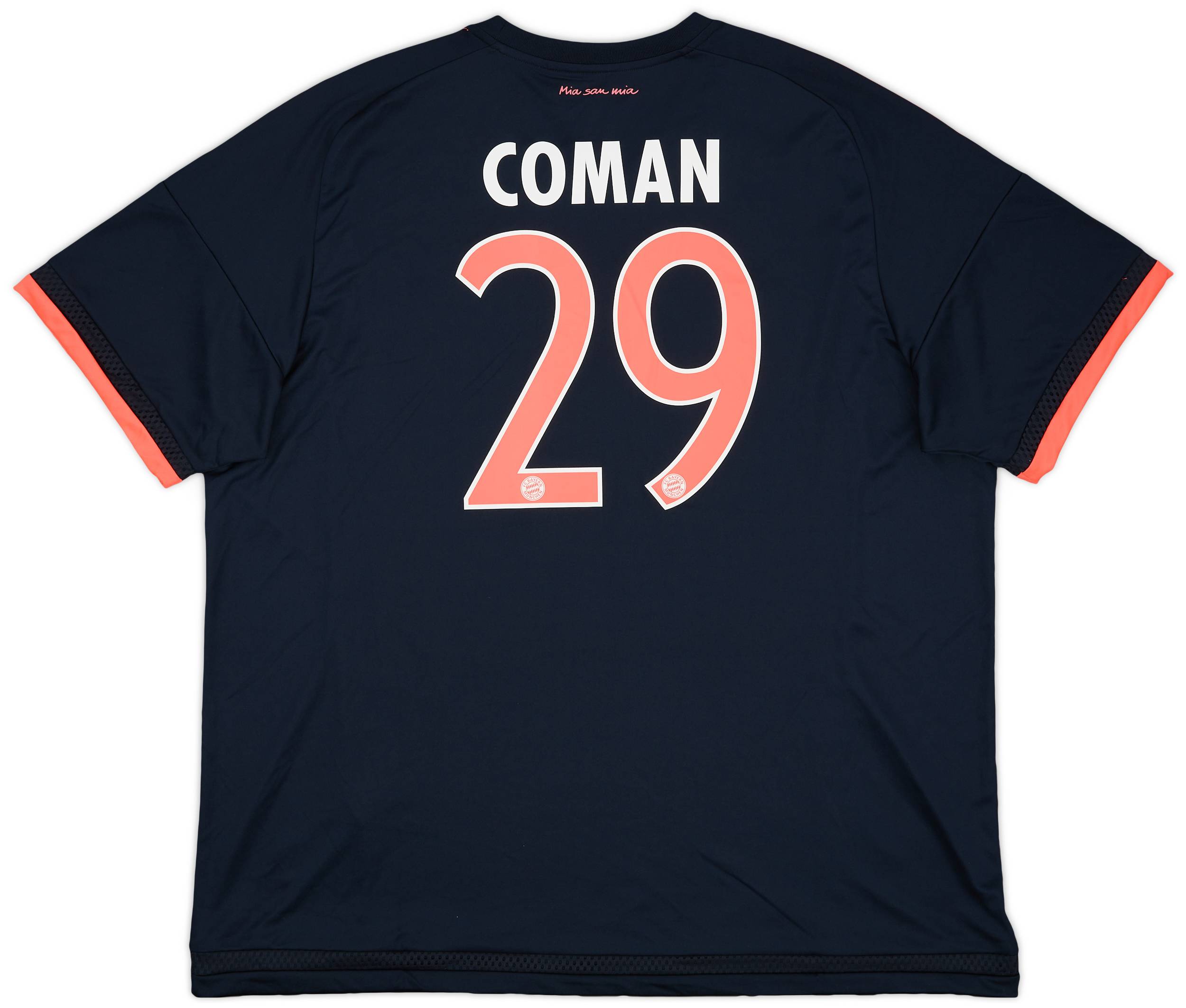 2015-16 Bayern Munich Third Shirt Coman #29 (XXL)