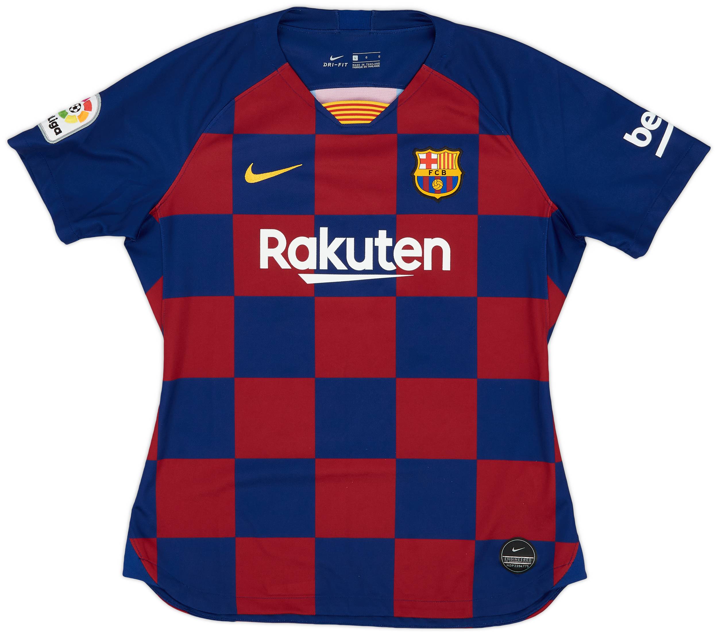 2019-20 Barcelona Home Shirt - 9/10 - (Women's L)