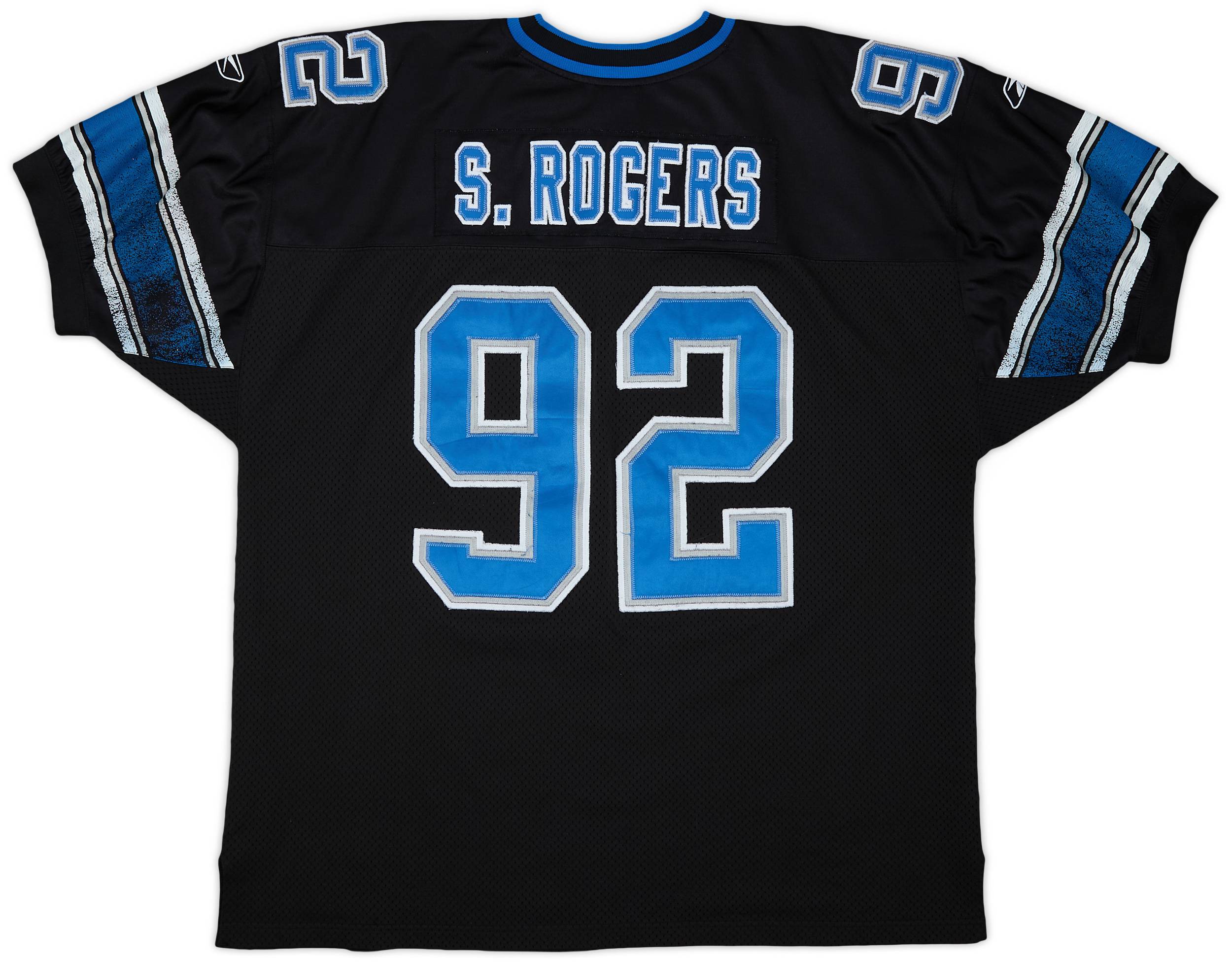 2005-06 Detroit Lions S.Rogers #92 Reebok Authentic Alternate