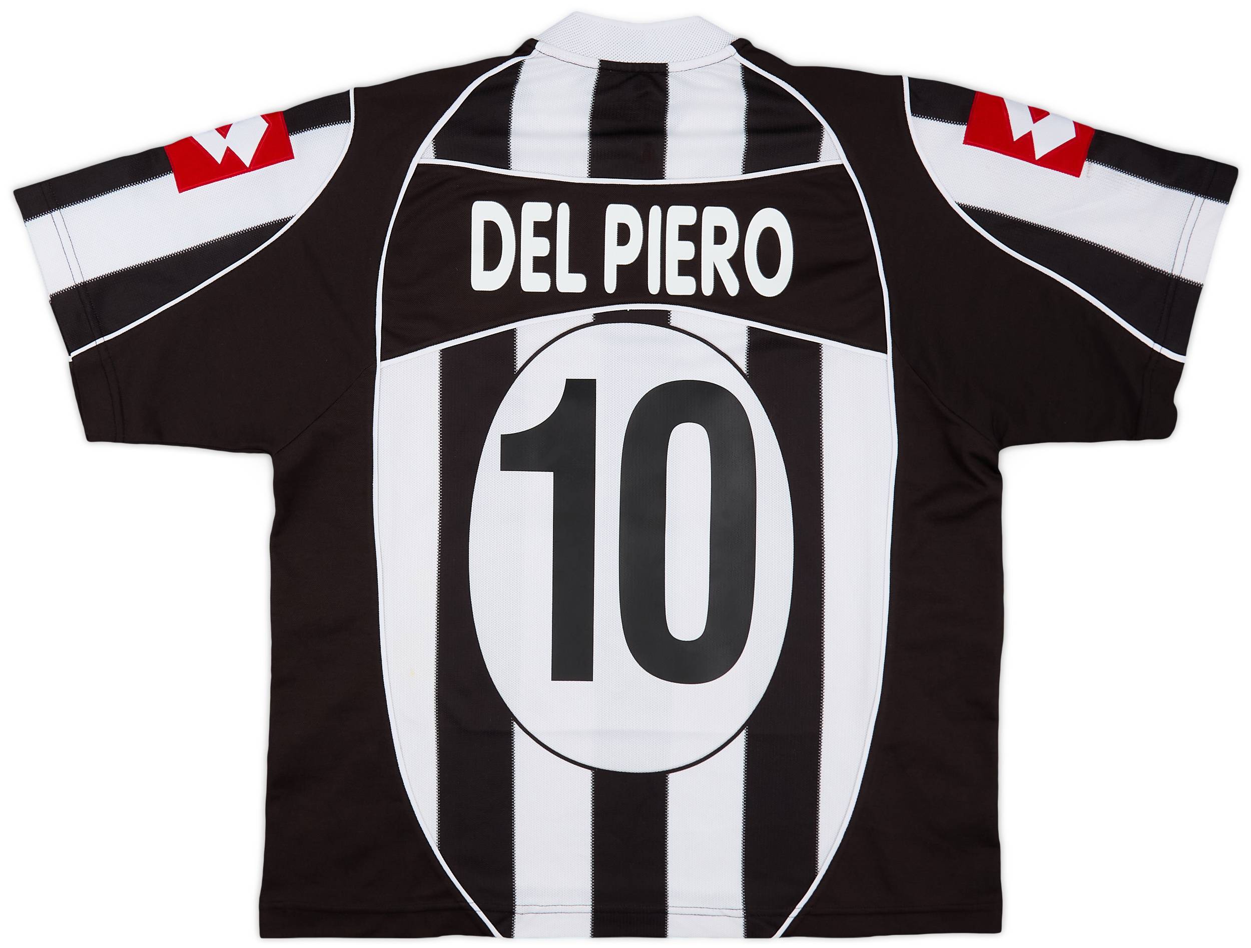 2002-03 Juventus Champions League Home Shirt Del Piero #10 - 6/10 - (L)