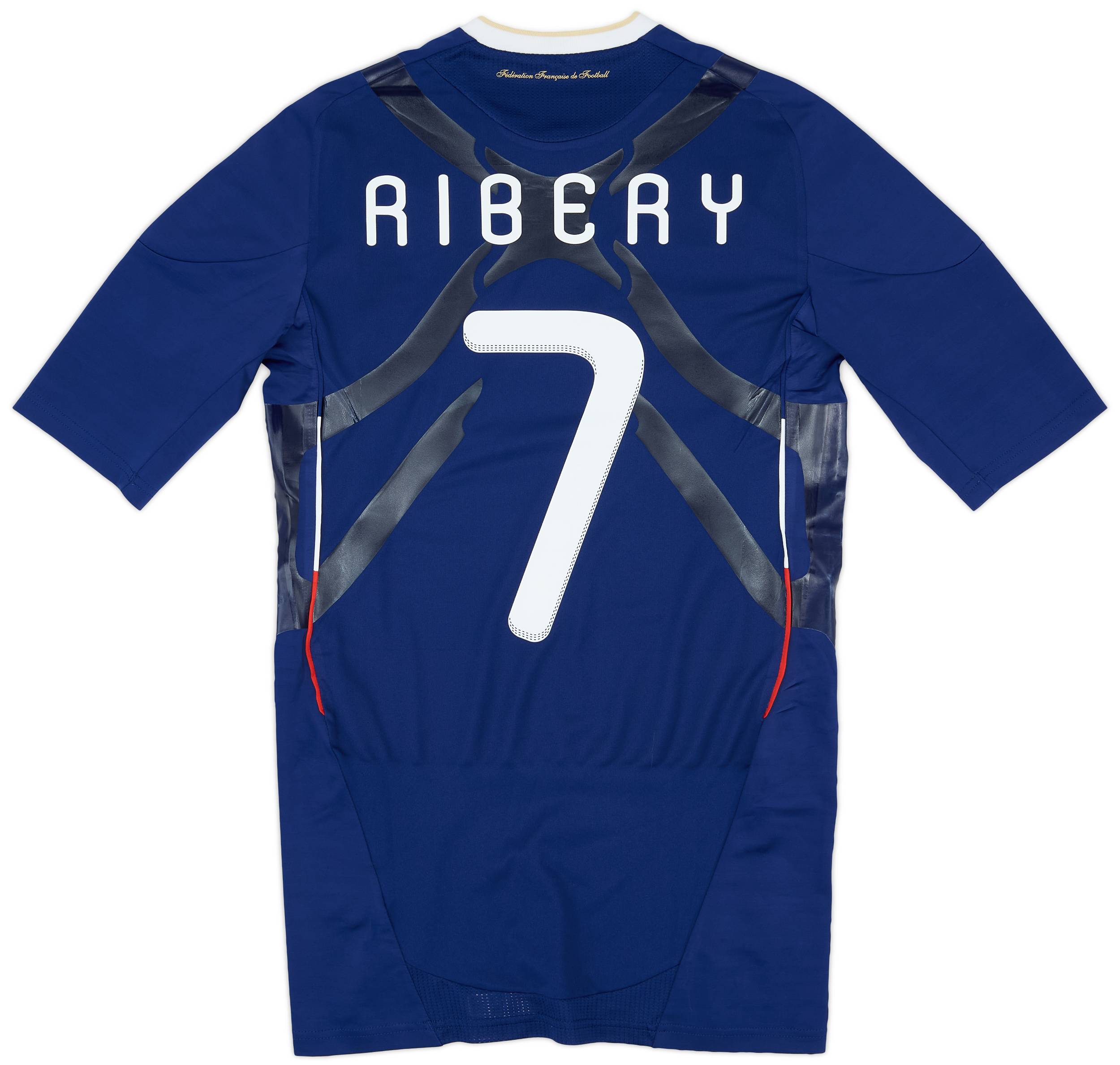 2009-10 France Player Issue Techfit Home Shirt Ribery #7 - 7/10 - (S)