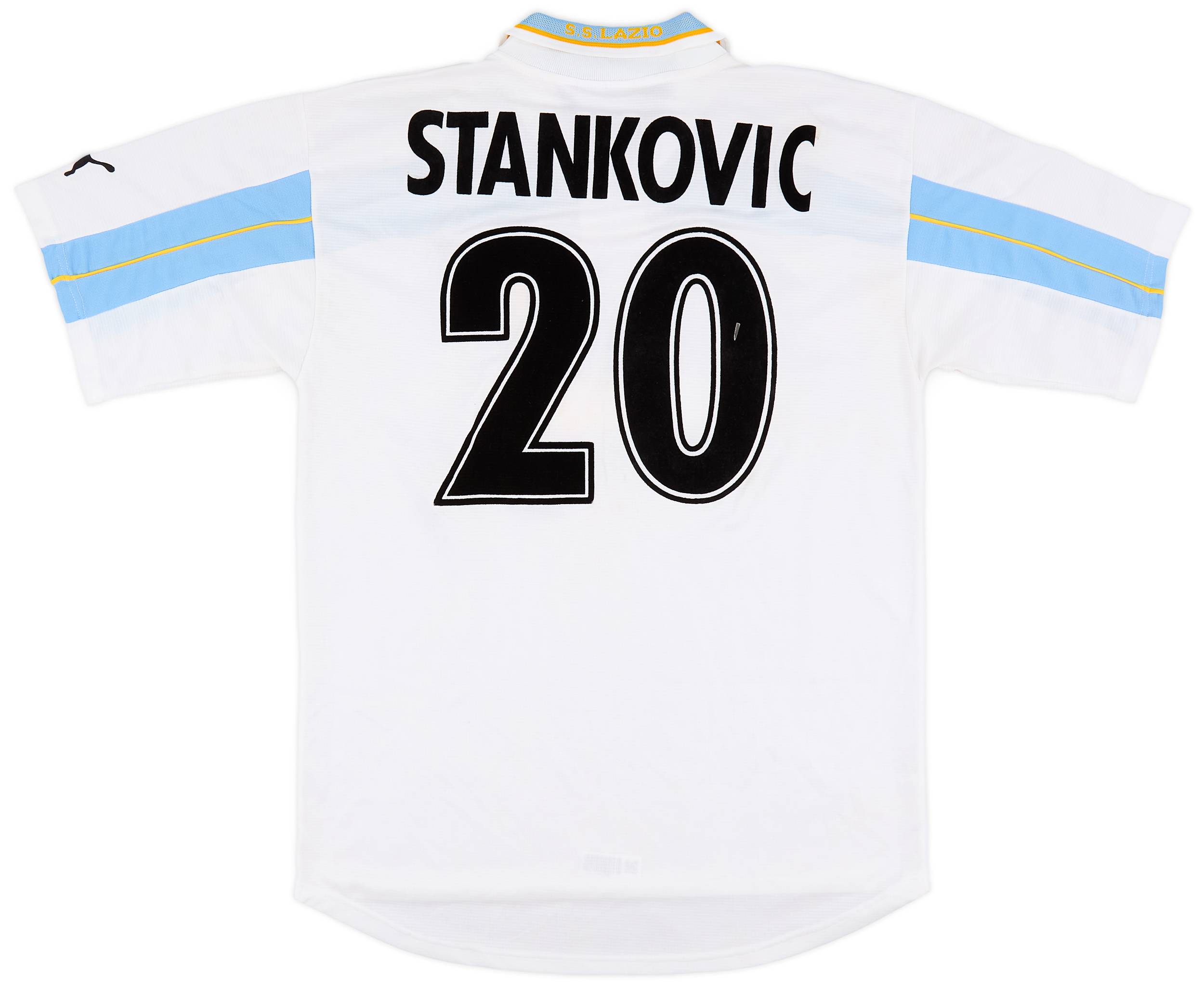2000-01 Lazio Match Issue Centenary Home Shirt Stankovic #20