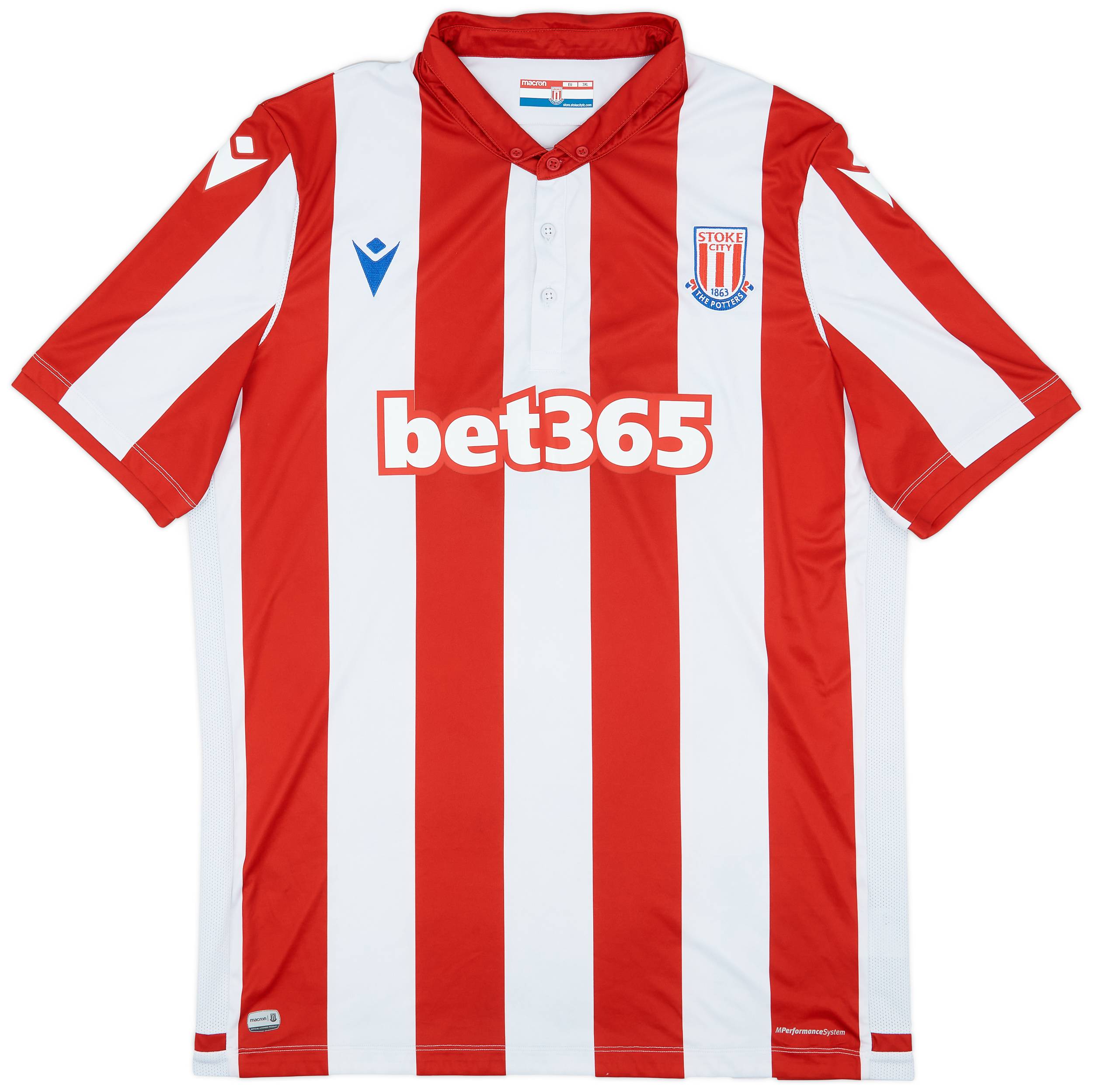 2019-20 Stoke City Home Shirt - 6/10 - (3XL)