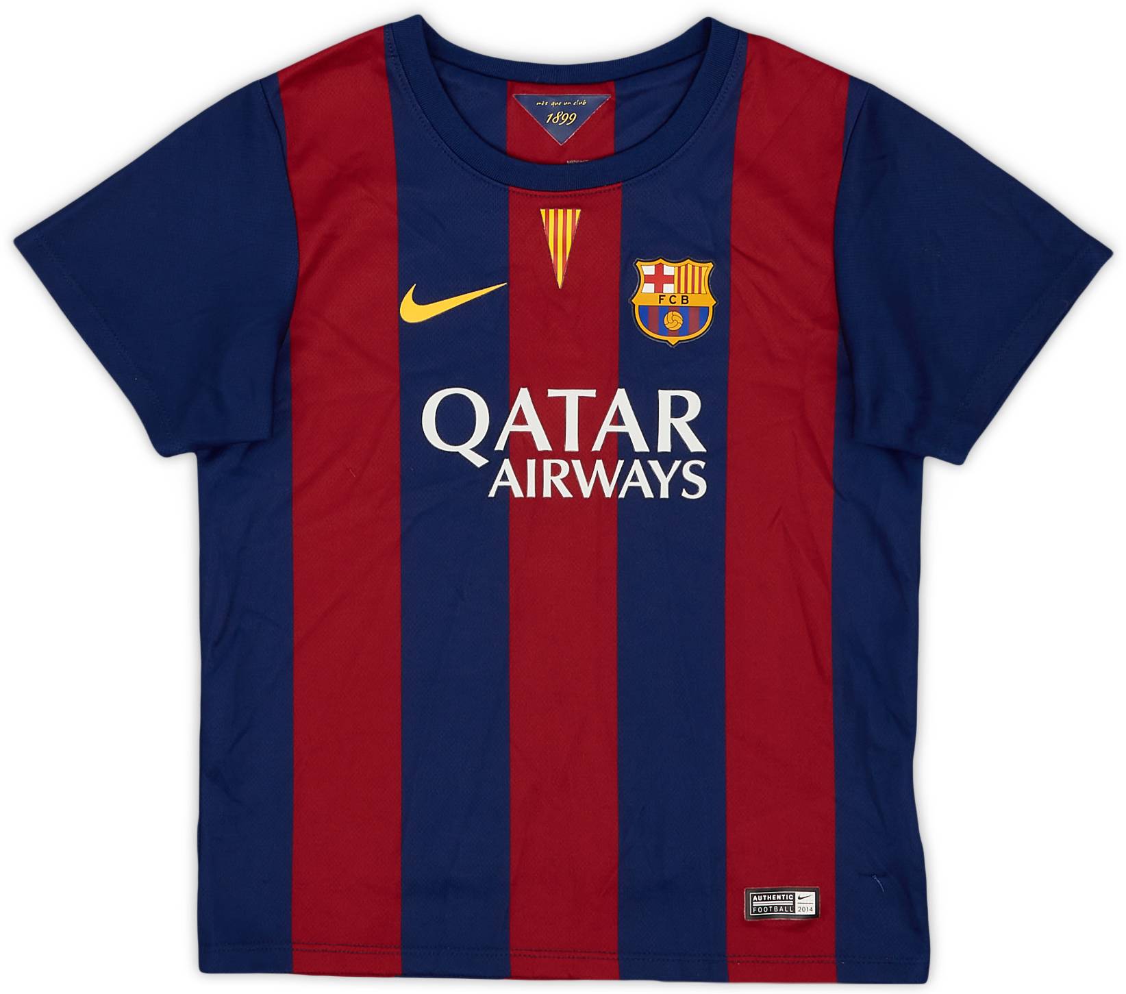 2014-15 Barcelona Home Shirt - 9/10 - (5-6 Years)