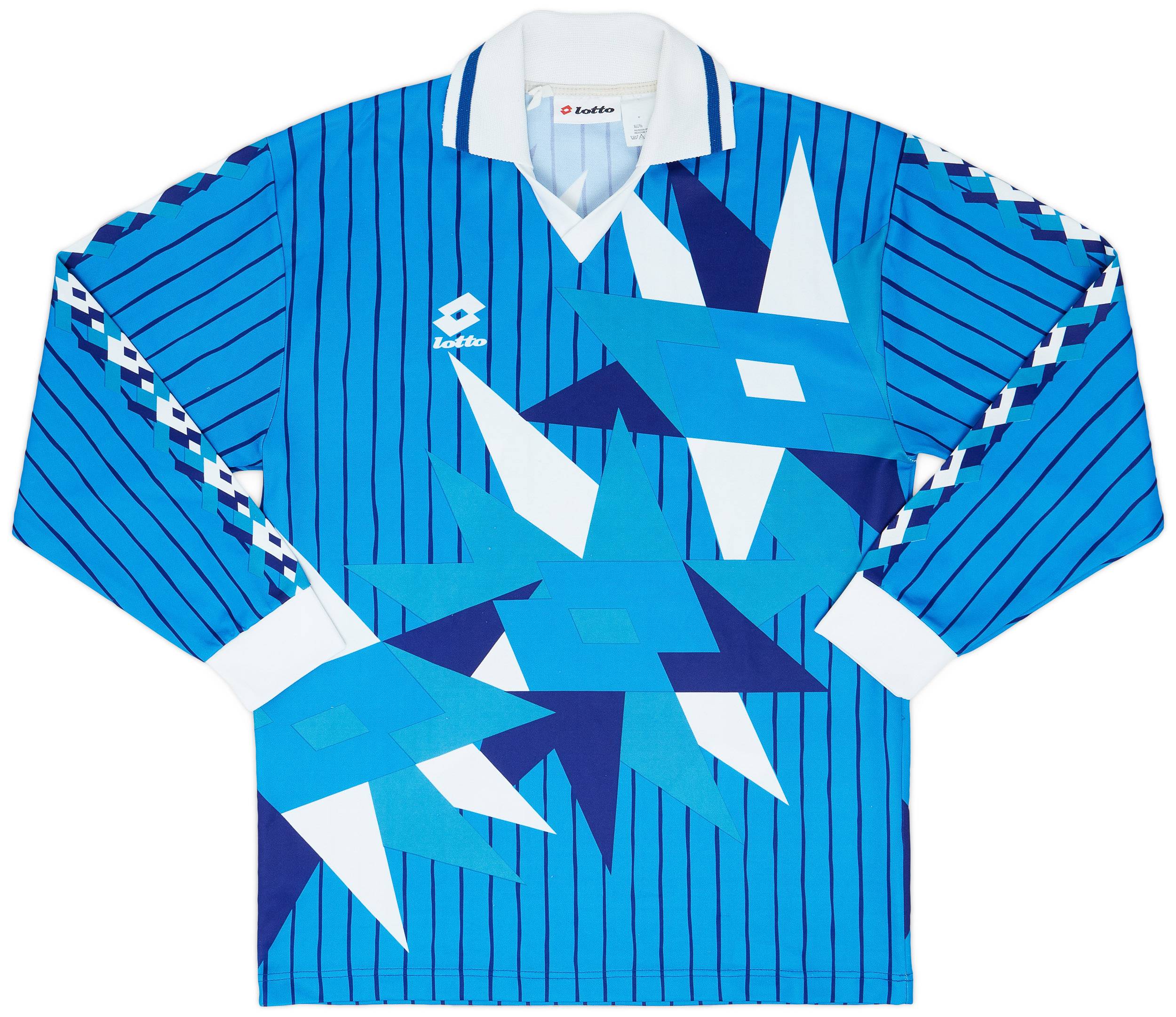 1990s Lotto Template L/S Shirt - 8/10 - (XL)