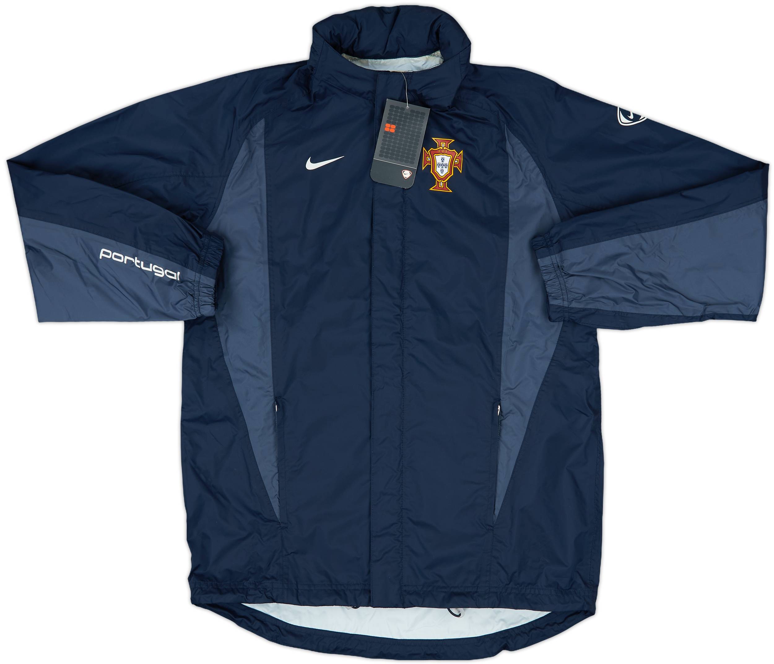 2002-04 Portugal Player Issue Nike Padded Hooded Jacket (S)