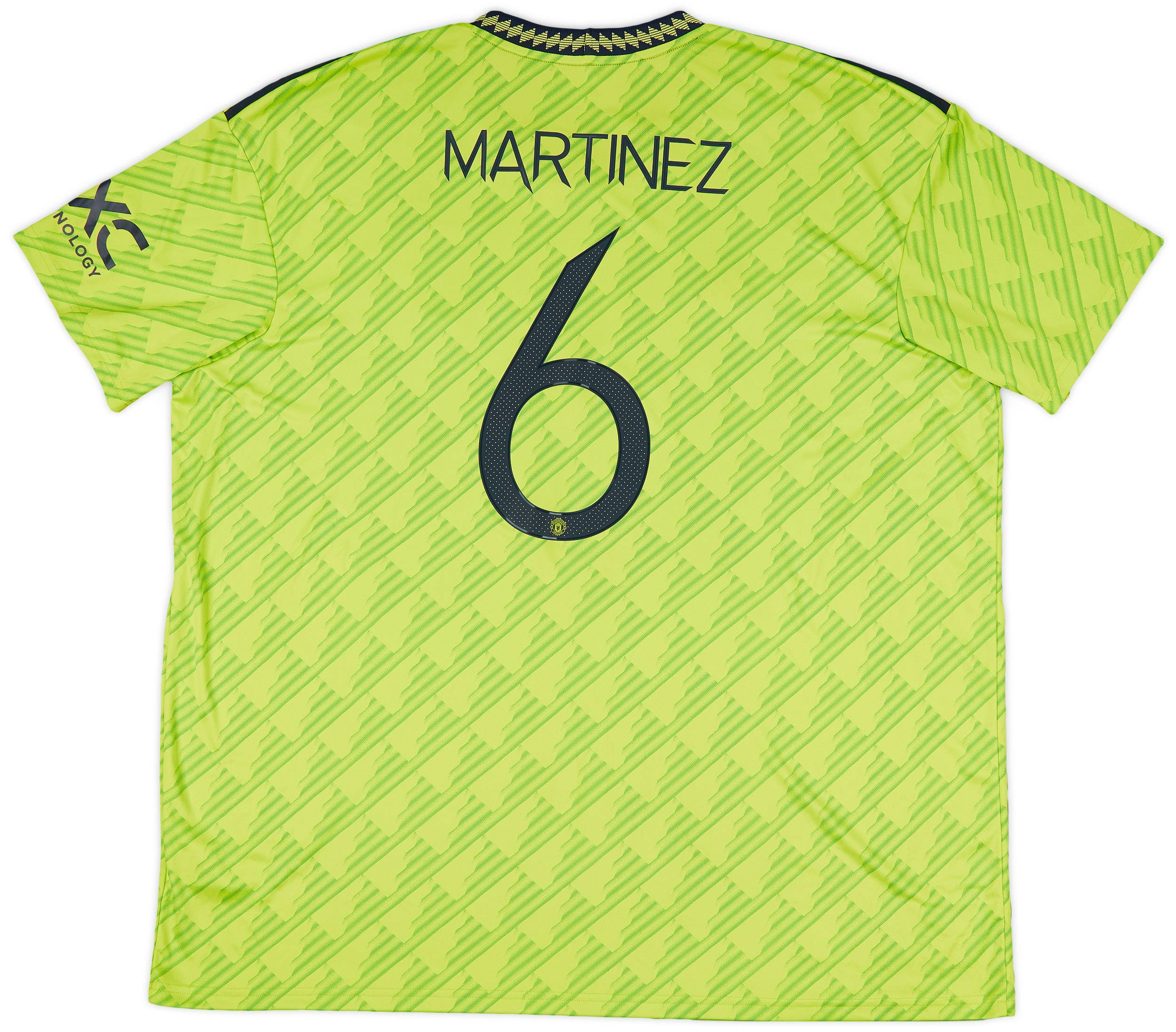 2022-23 Manchester United Third Shirt Martinez #6 - 8/10 - (3XL)