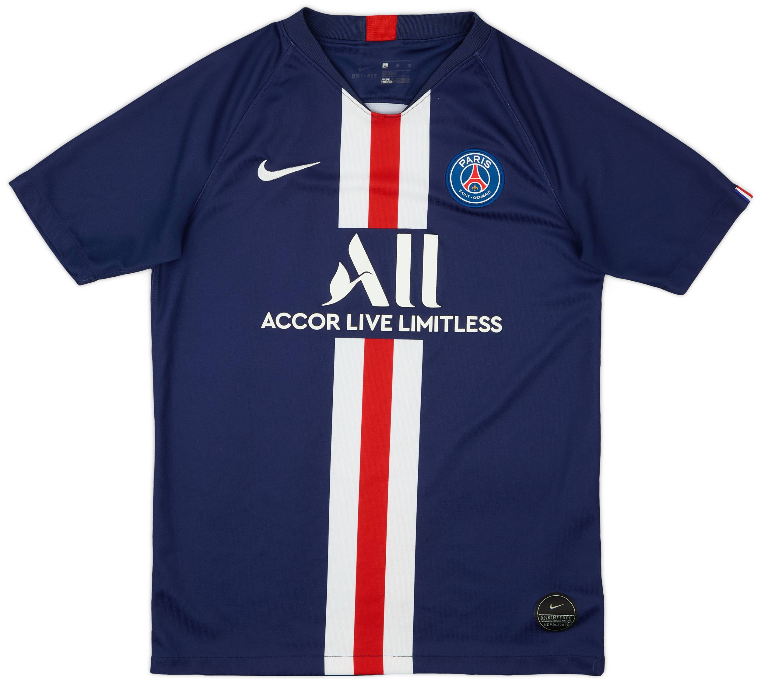 2019-20 Paris Saint-Germain Home Shirt - 8/10 - (XL.Boys)