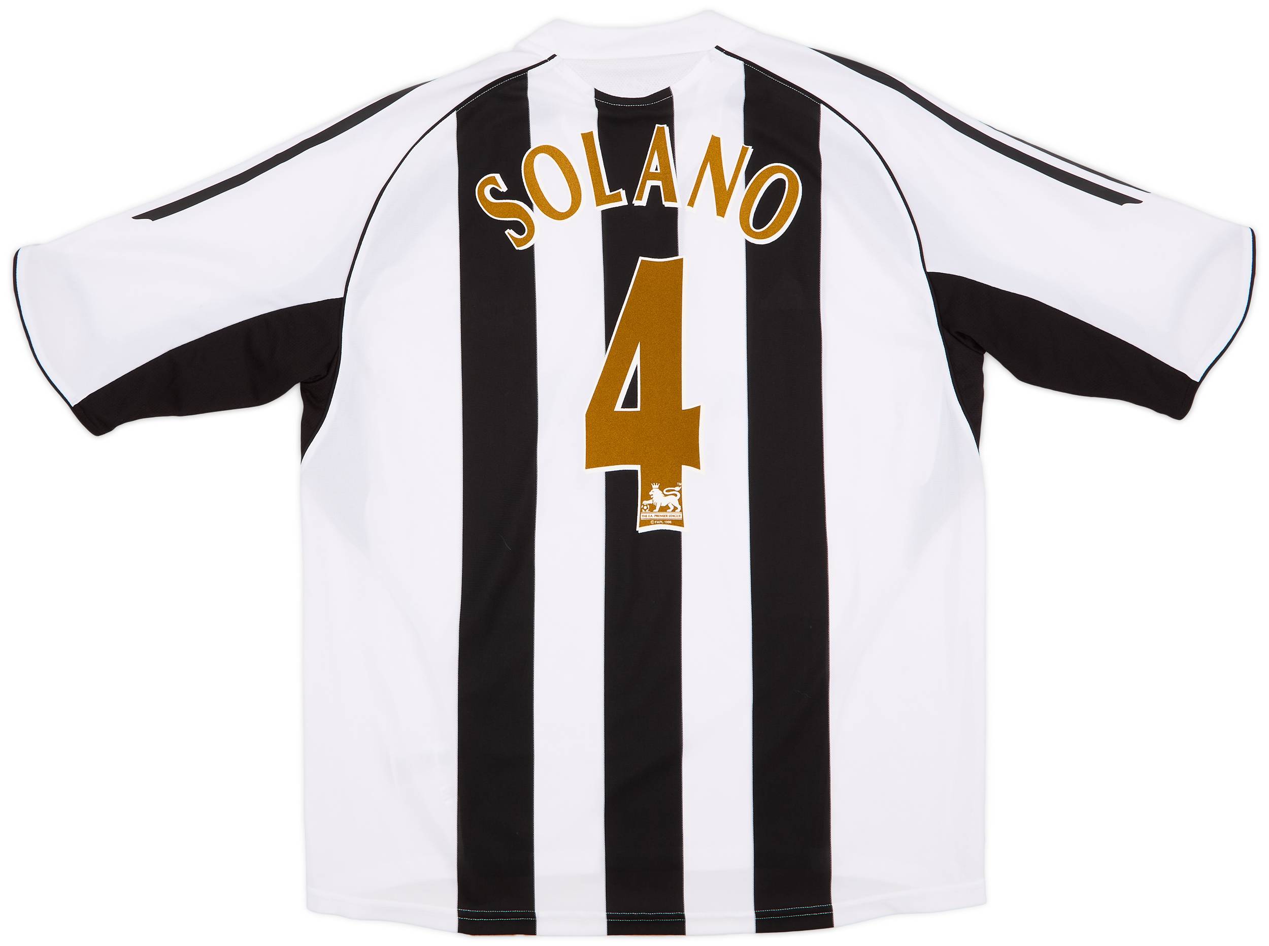 2005-07 Newcastle Home Shirt Solano #4 - 9/10 - (XL)