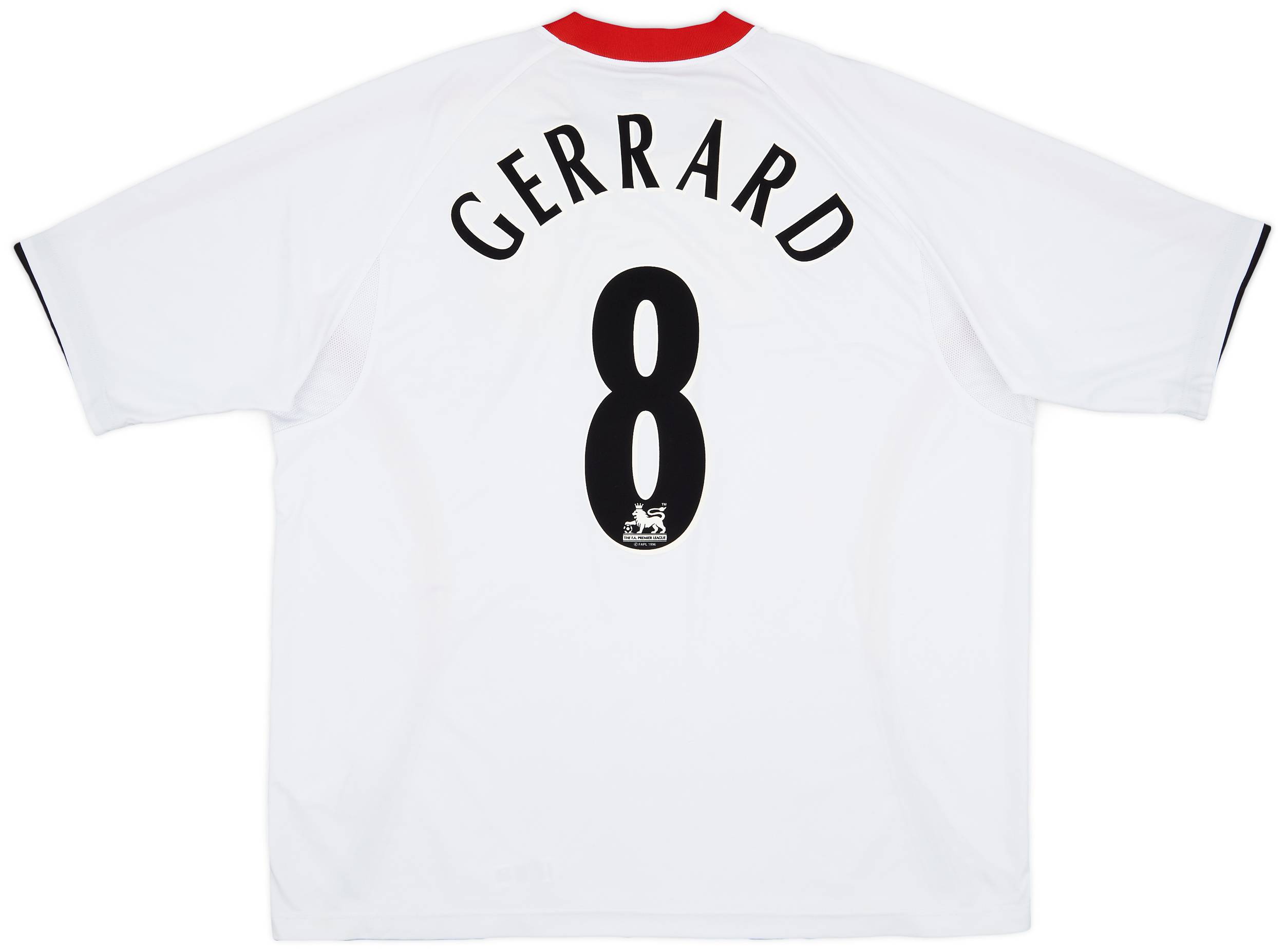 2005-06 Liverpool Away Shirt Gerrard #8 - 7/10 - (3XL)