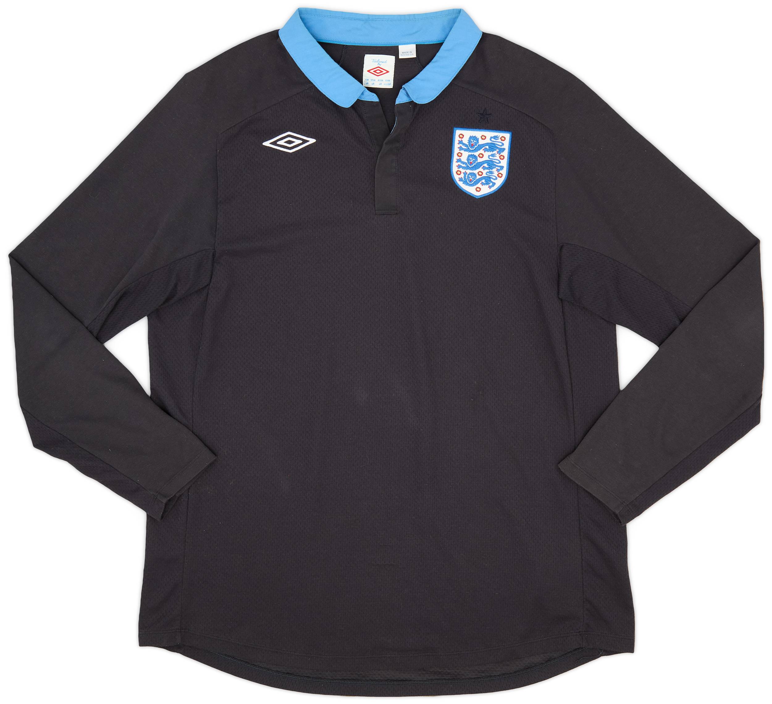 2012-13 England Away L/S Shirt - 7/10 - (XXL)