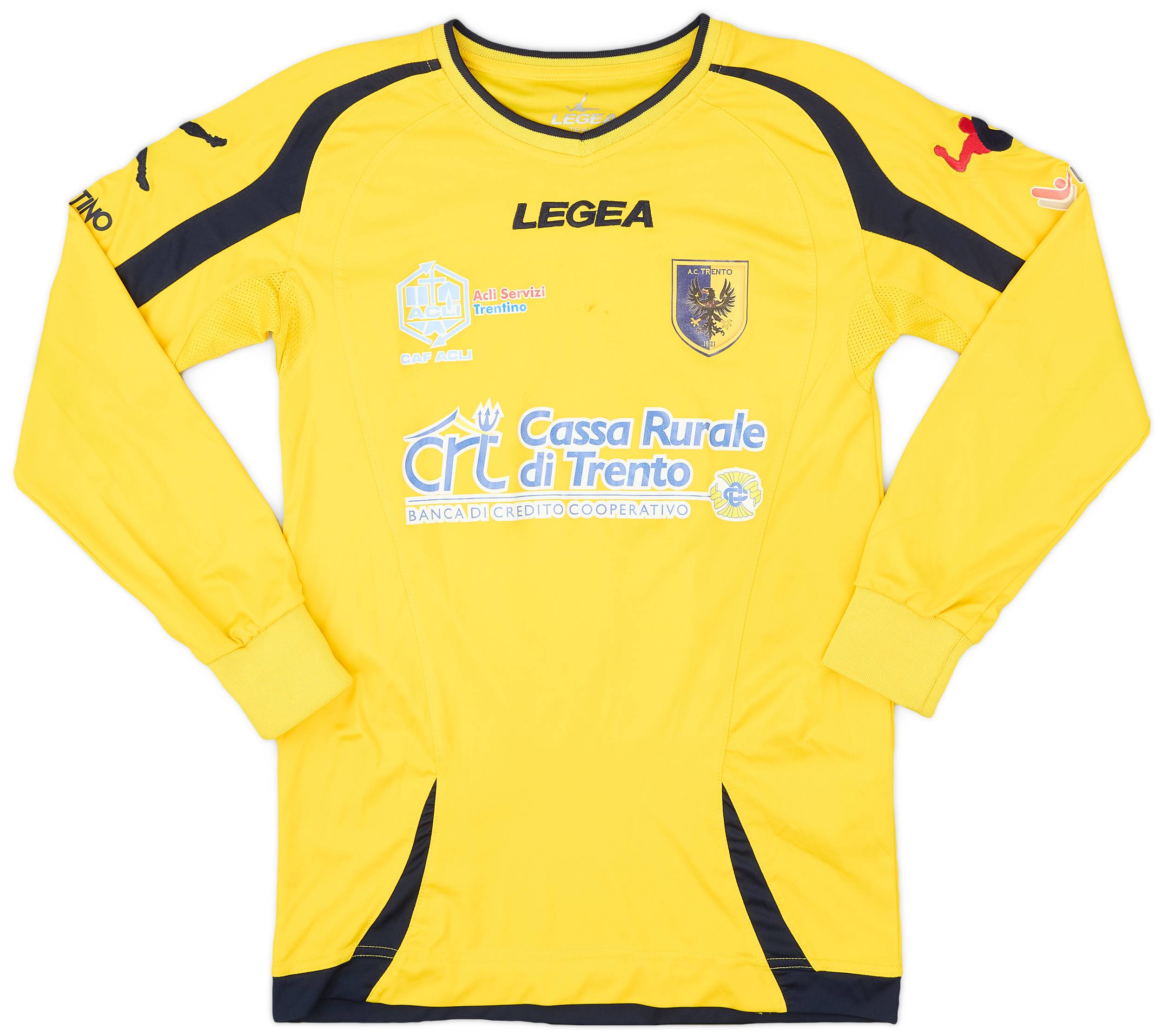 2015-16 AC Trento Youth Home L/S Shirt #13 - 7/10 - (S)