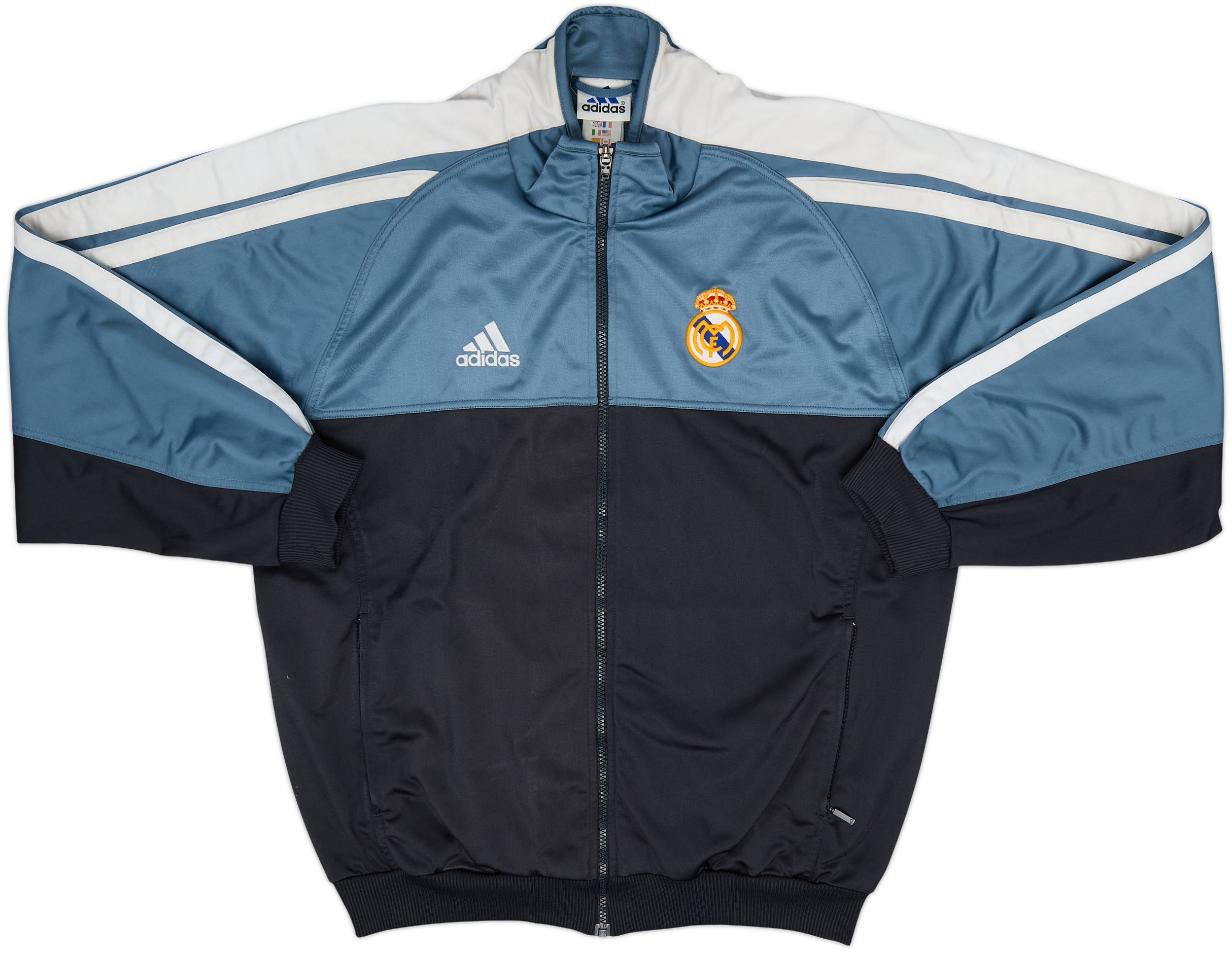 adidas Real Madrid 01/02  kit 2XL 長袖 adidas Real Madrid 01/02 kit 2XL 長袖 adidas Real Madrid 01