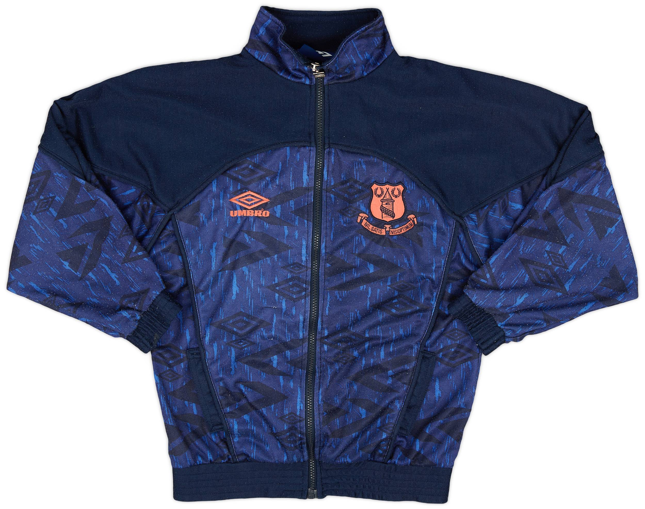 1992-93 Everton Umbro Track Jacket - 8/10 - (L.Boys)