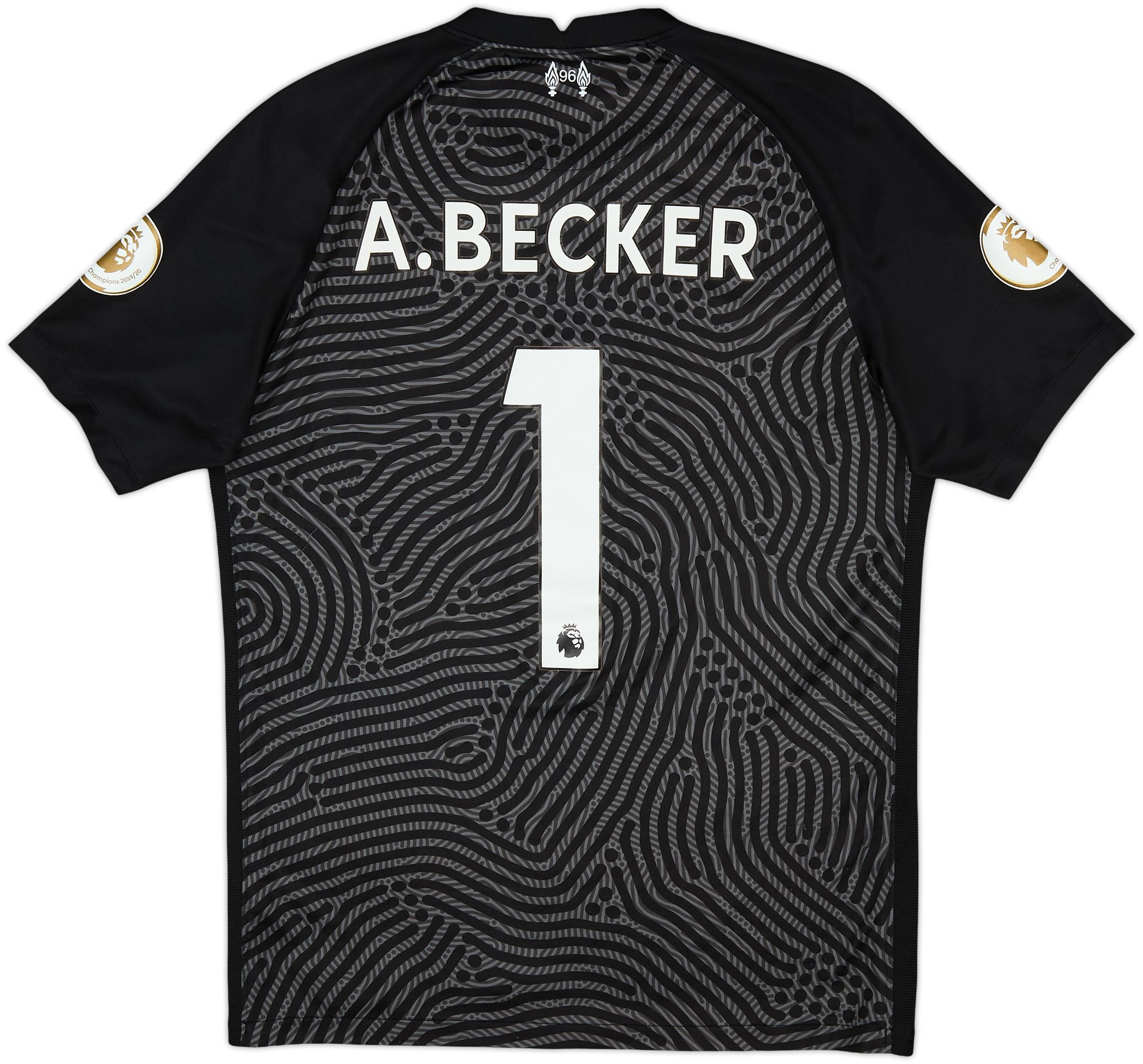 Liverpool A. BECKER 1 シャツ M 20/21 2020-21 Liverpool GK S/S Shirt A.