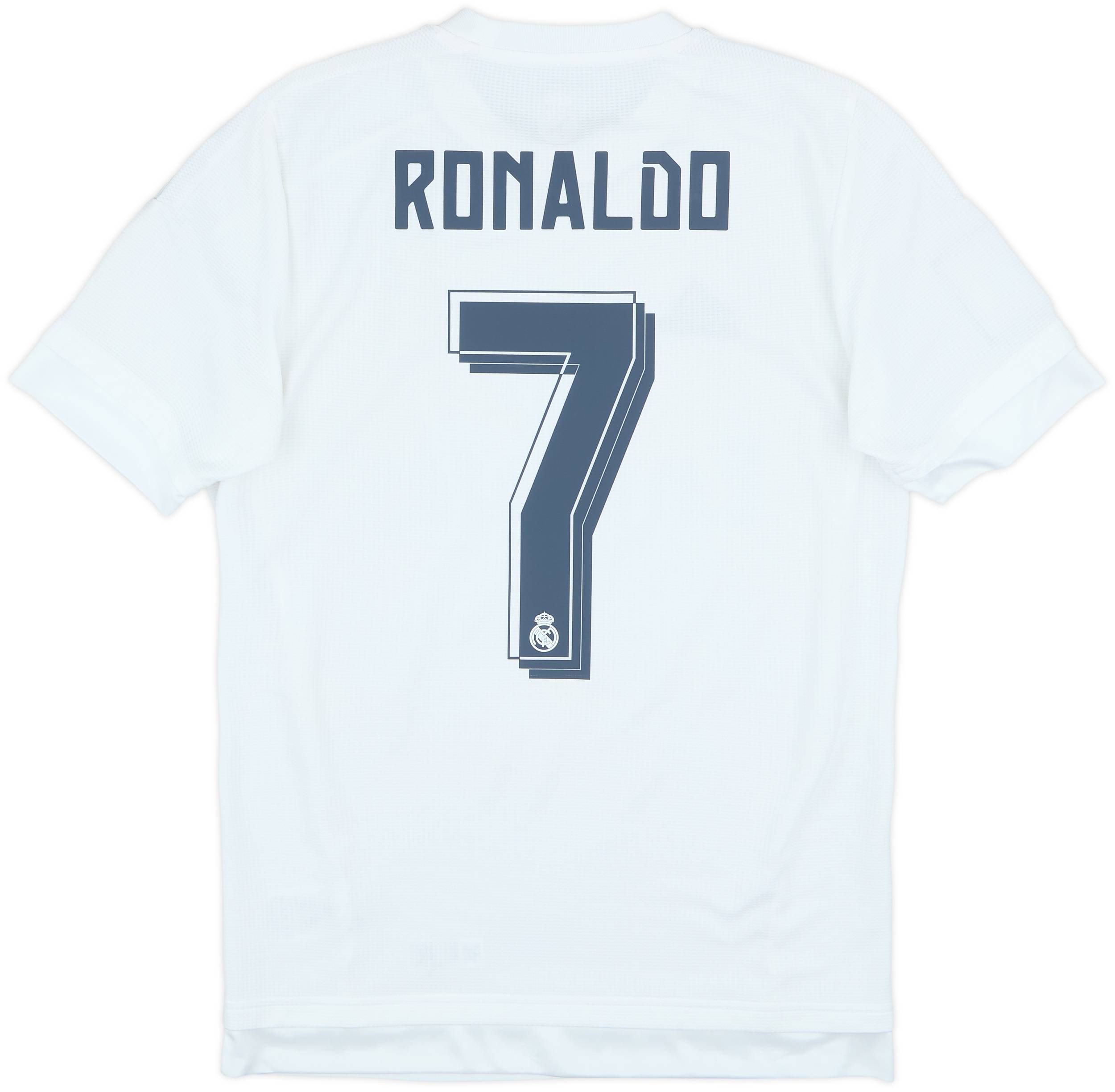 2015-16 Real Madrid Home Shirt Ronaldo #7 - 9/10 - (S)