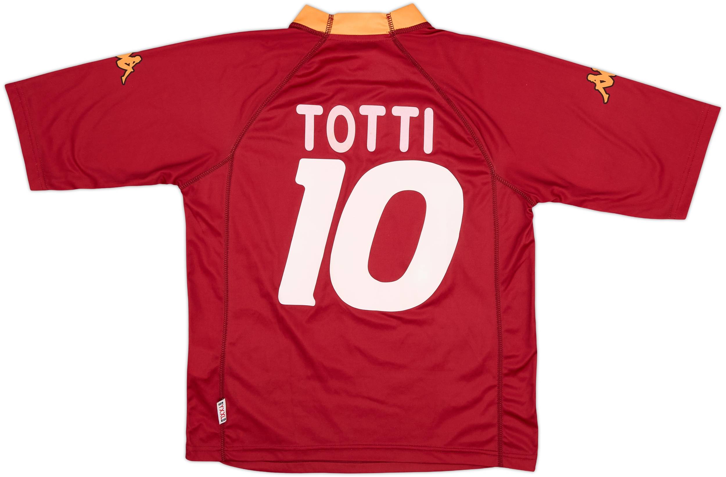 2000-01 Roma Basic Home Shirt Totti #10 - 7/10 - (XL.Boys)