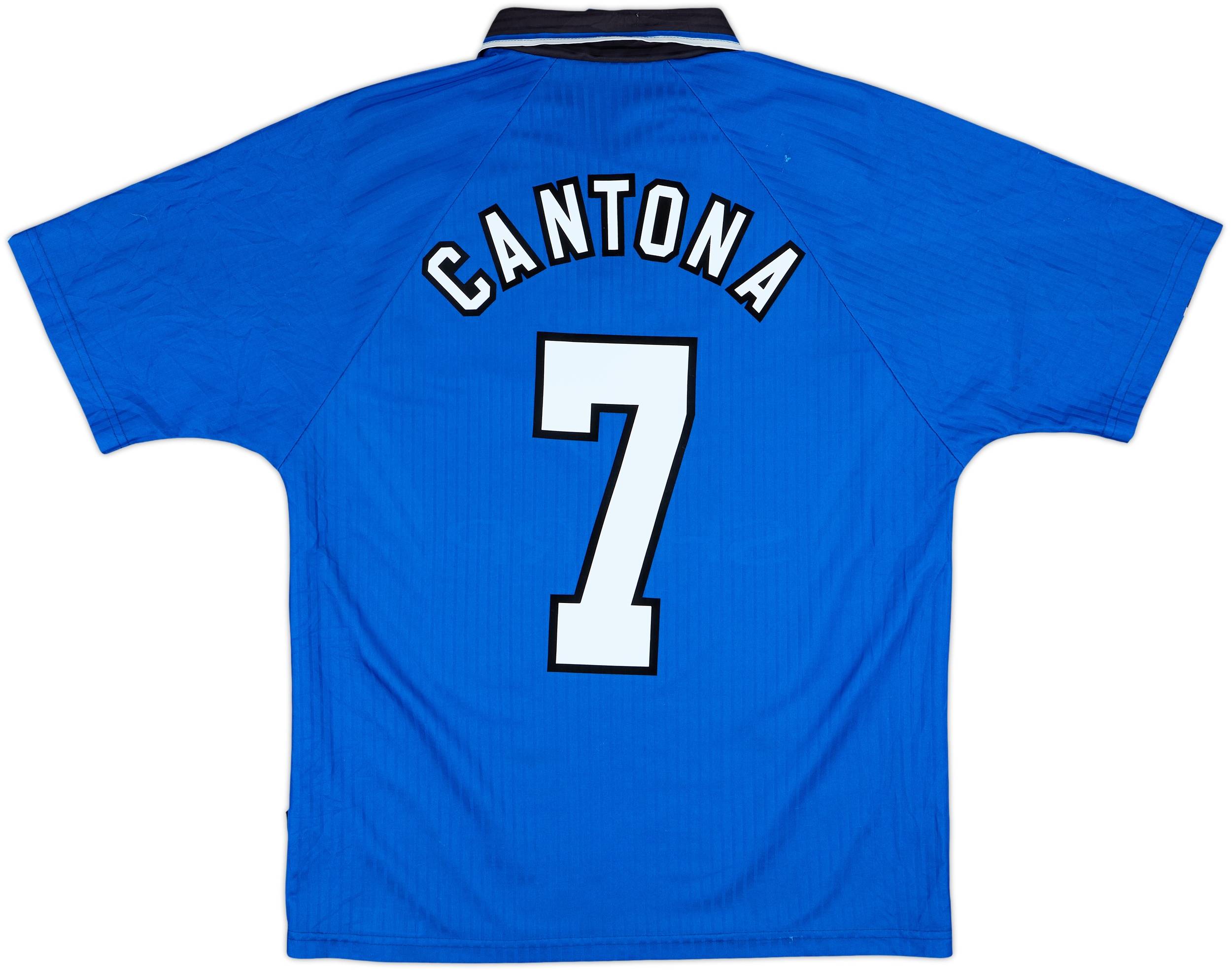 1996-98 Manchester United Third Shirt Cantona #7 - 9/10 - (M)