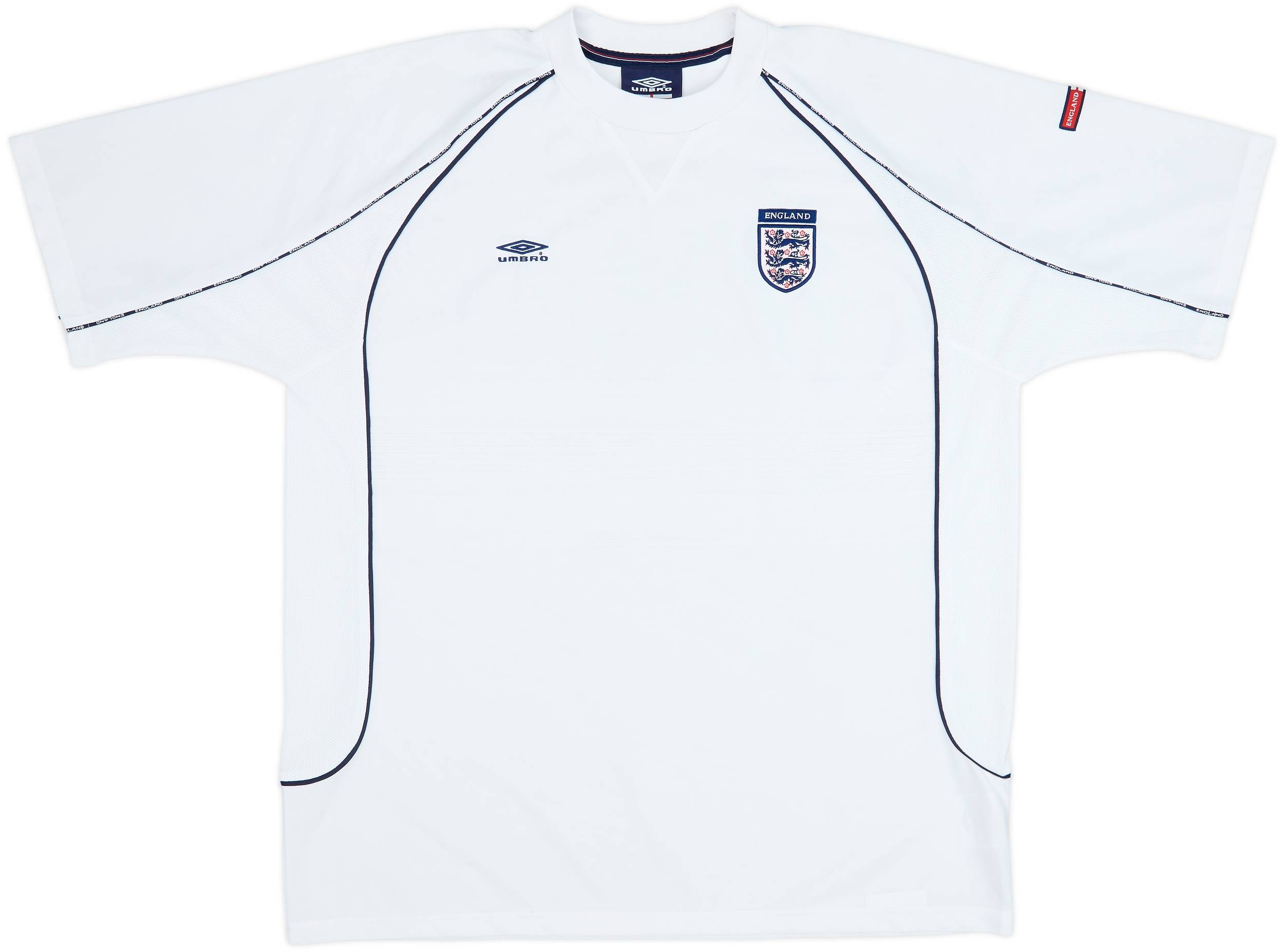 2000-02 England Umbro Training Shirt - 9/10 - (XXL)