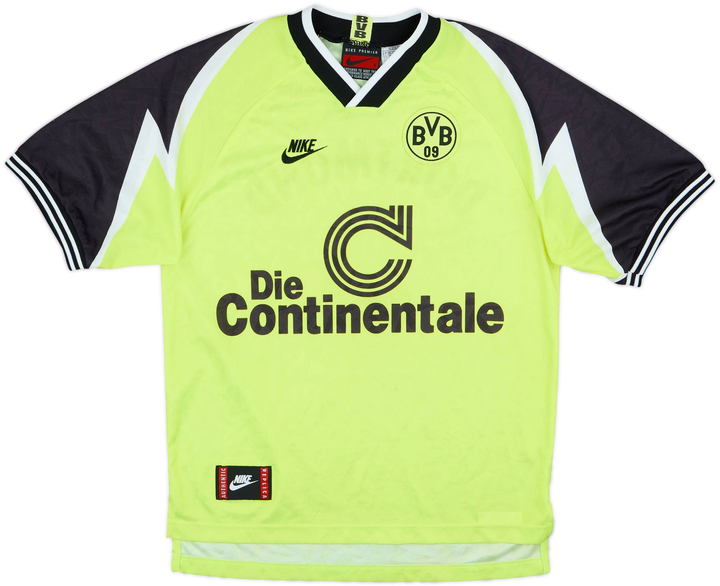 1995-96 Borussia Dortmund Home Shirt - 8/10 - (S)