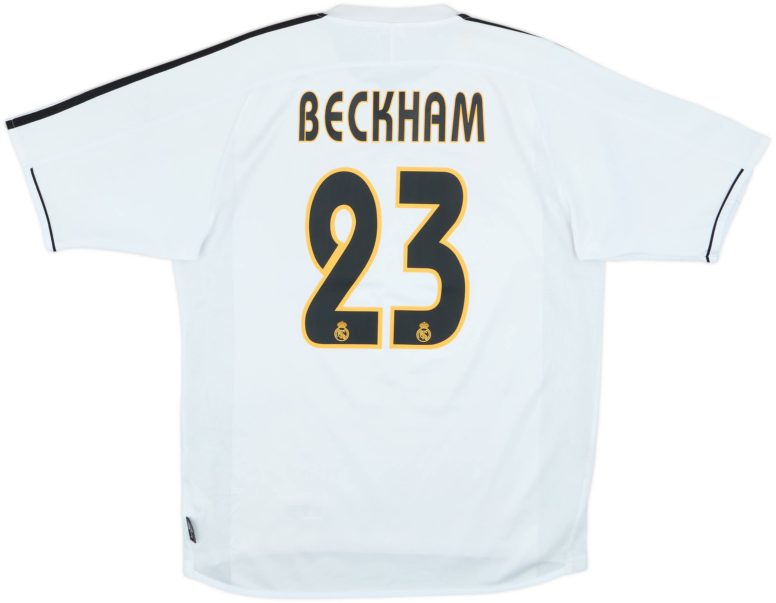 2003-04 Real Madrid Home Shirt Beckham #23 - 7/10 - (M)