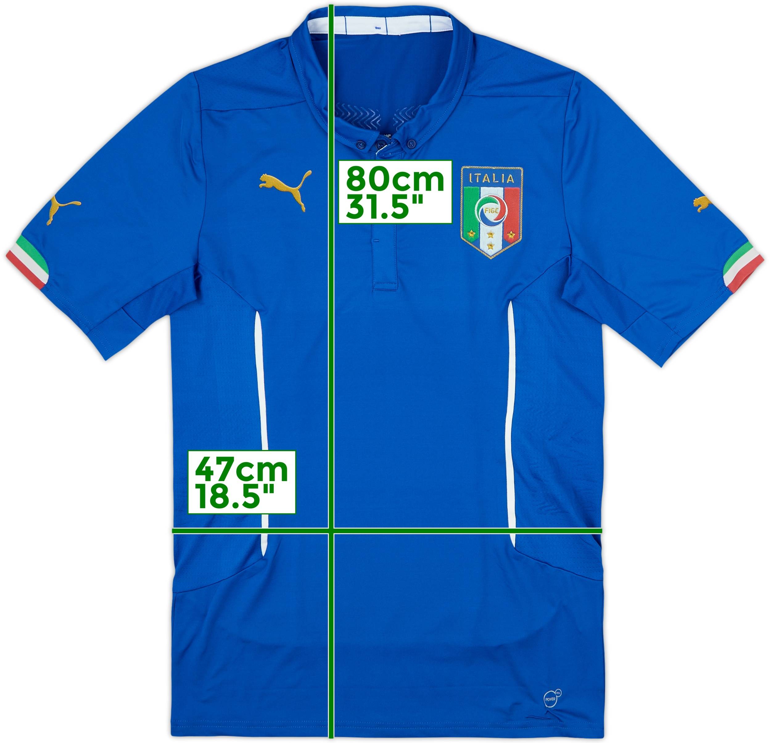 2014-15 Italy Authentic Home Shirt - 10/10 - (XXL)