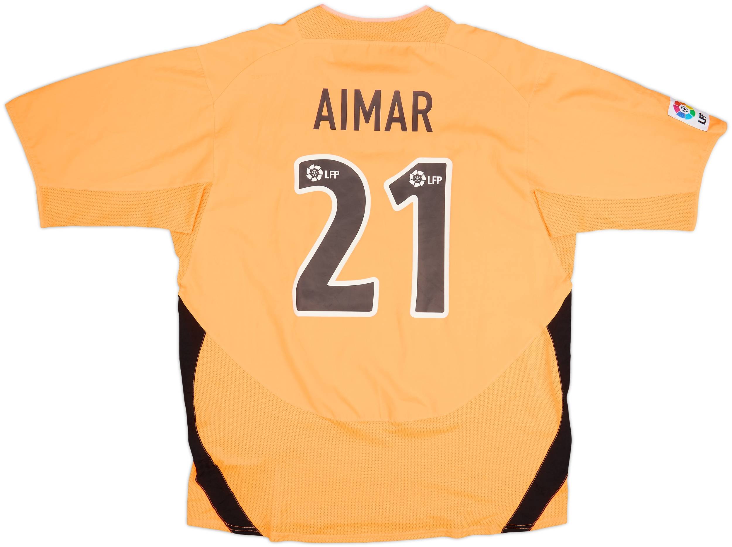 2003-04 Valencia Away Shirt Aimar #21 - 8/10 - (XL)